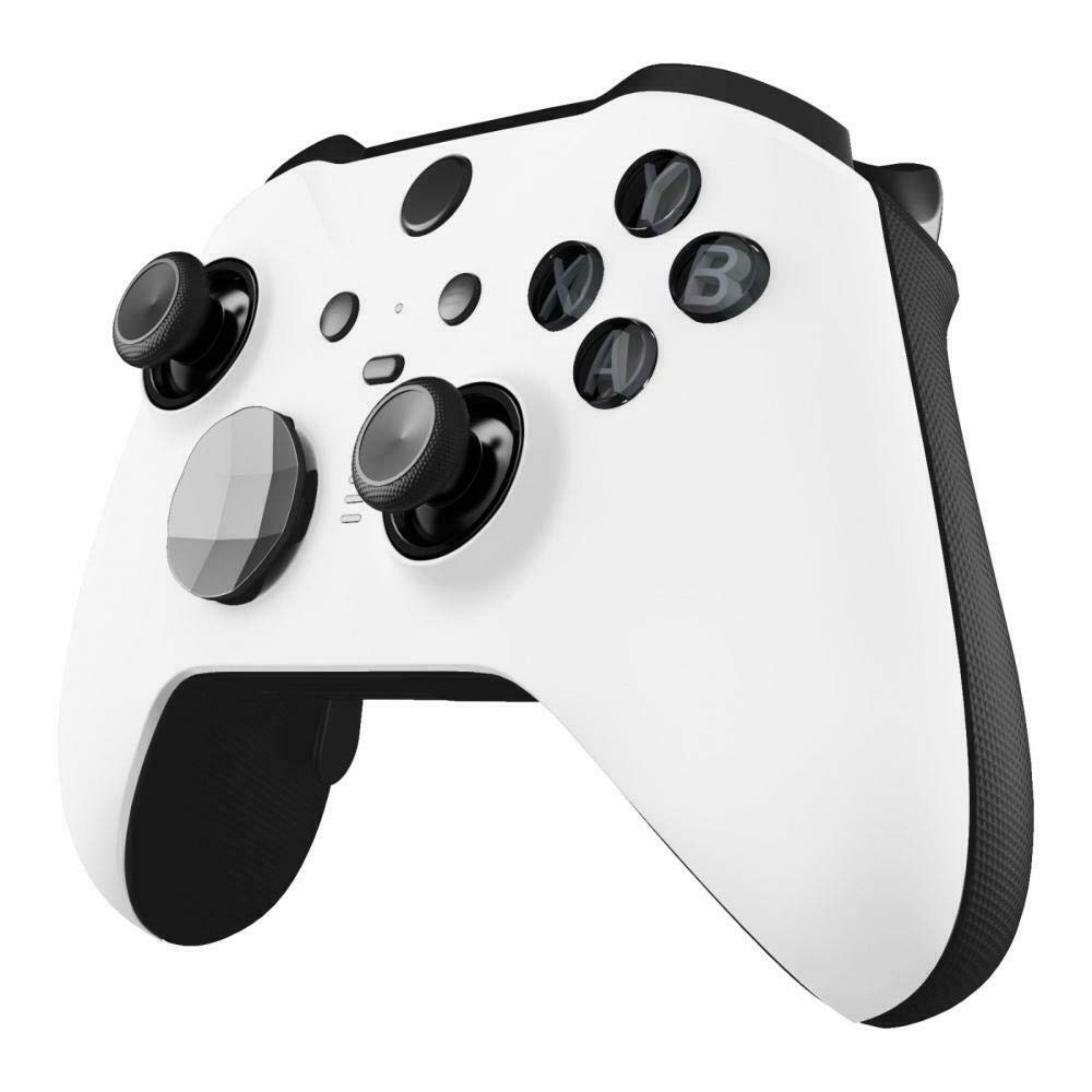 Modded Zone UN-MODDED Custom Xbox ONE Elite Series 2 Controller - Matte White | Wireless Gaming Controller for Xbox One & PC | Perfect for Competitive Gaming & Streaming