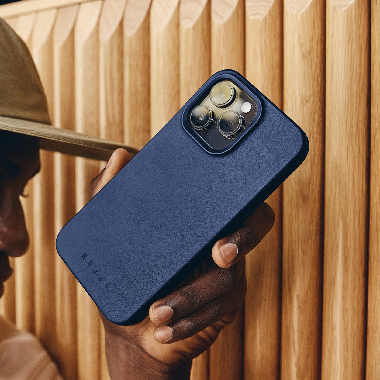 Premium Genuine Leather Wallet Case for iPhone 15 Pro & Pro Max - Slim Protective Cover with Card Slots | Perfect for Everyday Use, Business Travel & Hands-Free Convenience