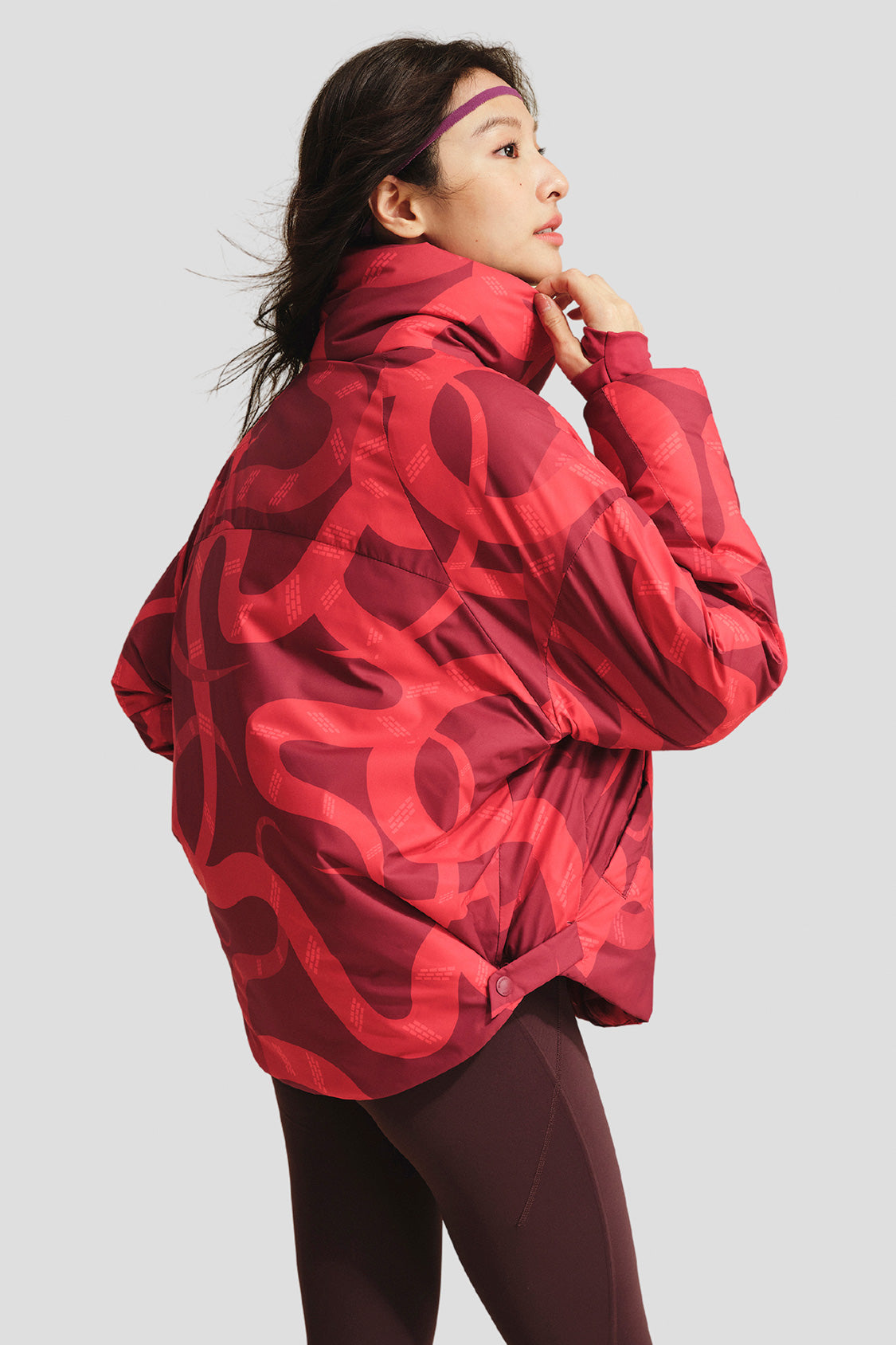 HeatGuard Women's High Warmth Stand Collar Winter Jacket - Cozy Outerwear for Cold Weather, Snow Activities & Daily Commute