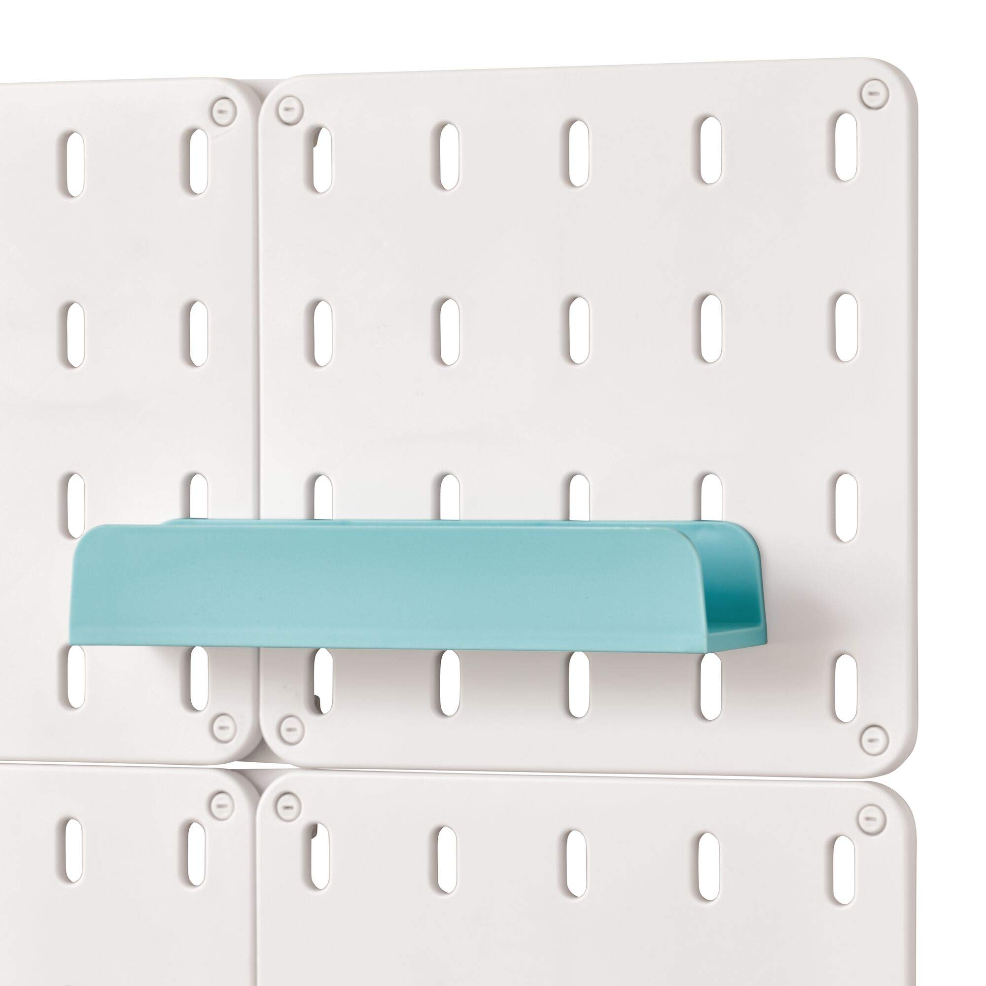 iDesign Cade BPA-Free Plastic Modular Hanging Pegboard Organizer - 12.71