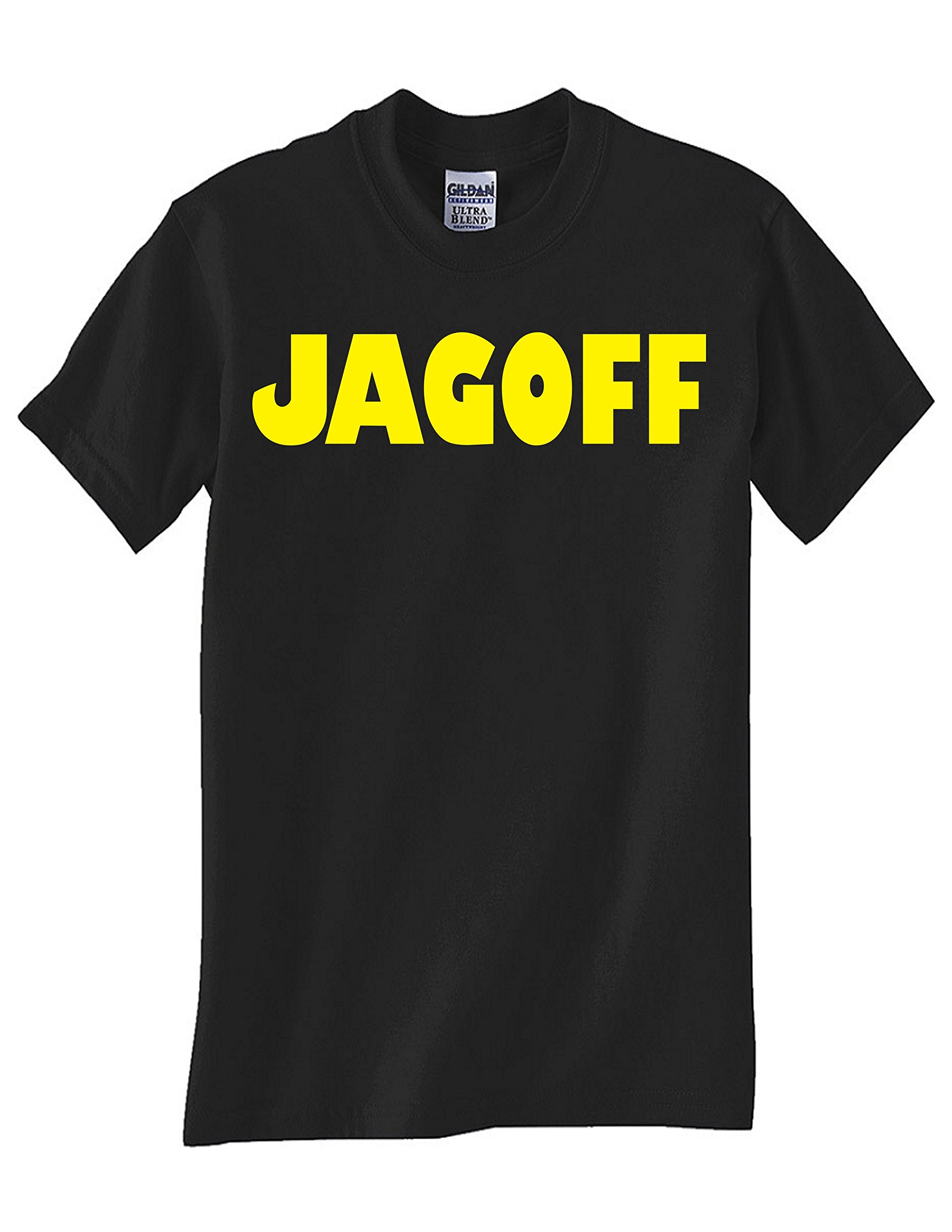 STUFF WITH ATTITUDE JAGOFF Black Graphic T-Shirt for Men - Cool Casual Streetwear Tee for Everyday Wear, Parties & Gifts