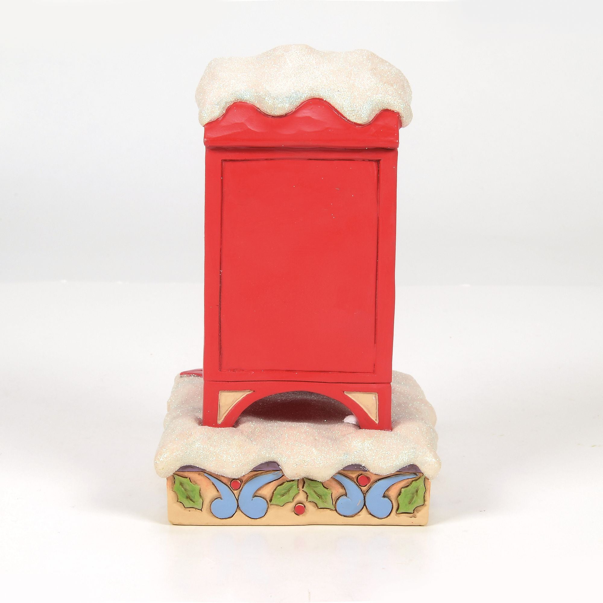 Festive Grinch in Mailbox Figurine - Christmas Decoration for Home, Office & Yard - Perfect for Holiday Decor & Gift Giving