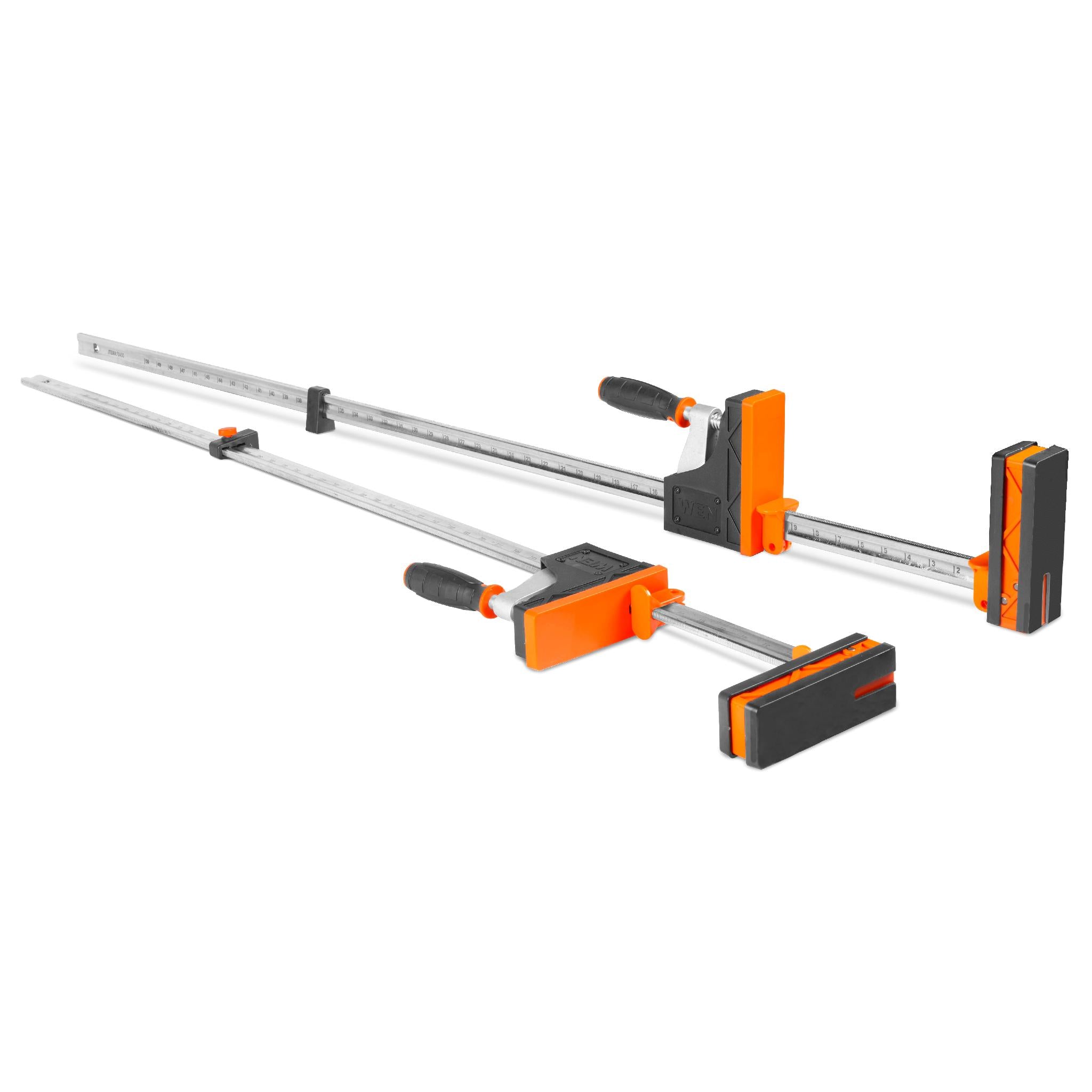 WEN CLP502 50-Inch 2000LB Heavy Duty Parallel Jaw Clamp & Spreader Set - 2 Pack for Woodworking, Carpentry, and DIY Projects