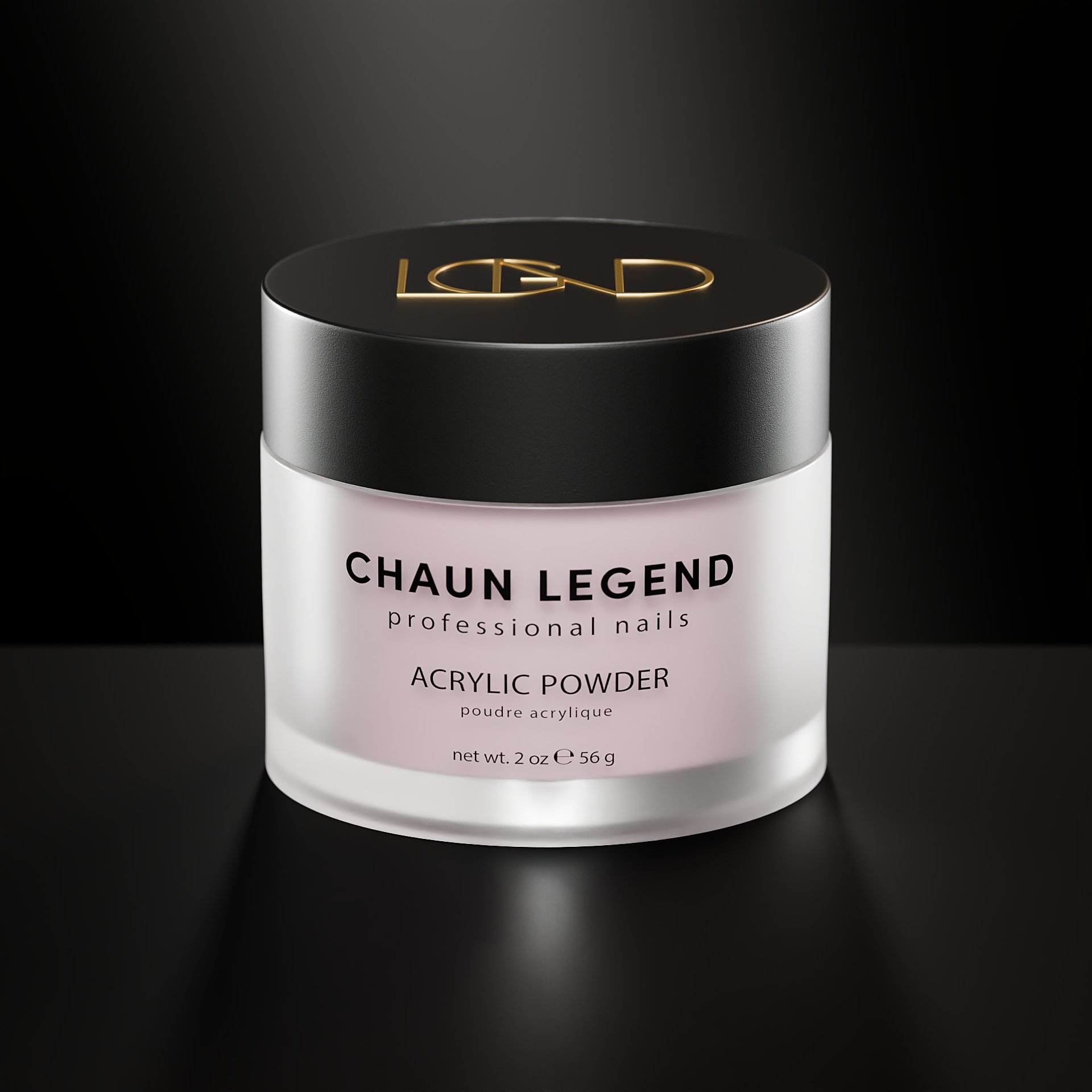 Chaun Legend 2oz Acrylic Powder - 114 Pink Delight for Nail Art & DIY Manicure | Professional Salon Quality, Long-Lasting Nail Enhancement | Perfect for Home Use, Gifts & Nail Technicians