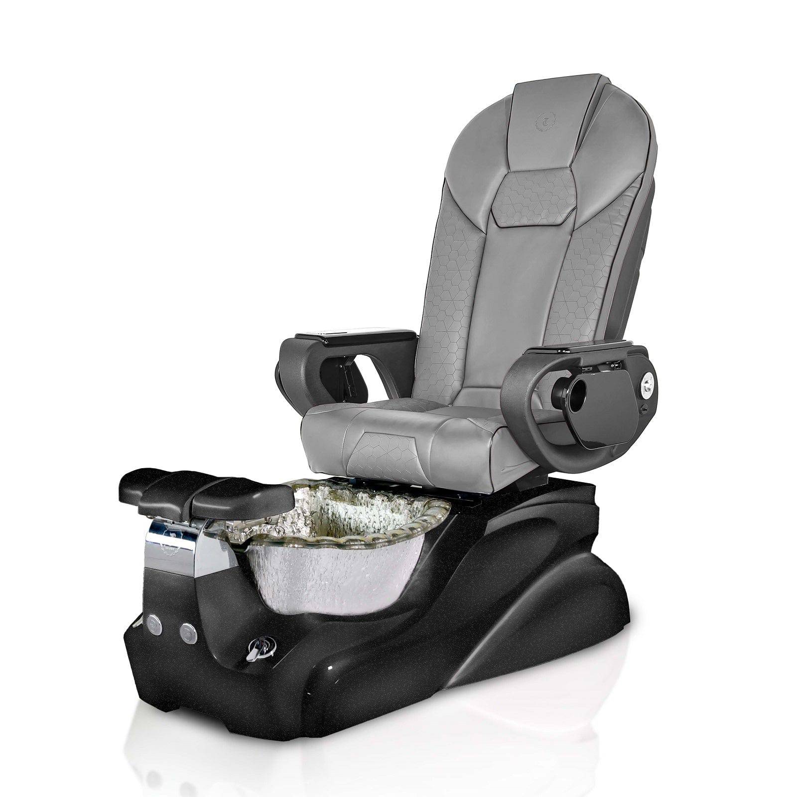Professional T SPA Humvee Pedicure Spa Chair for Salons & Spas - Electric Massage Foot Bath with Heated Seat & Adjustable Backrest - Perfect for Pedicures, Manicures & Relaxation at Home or Salon