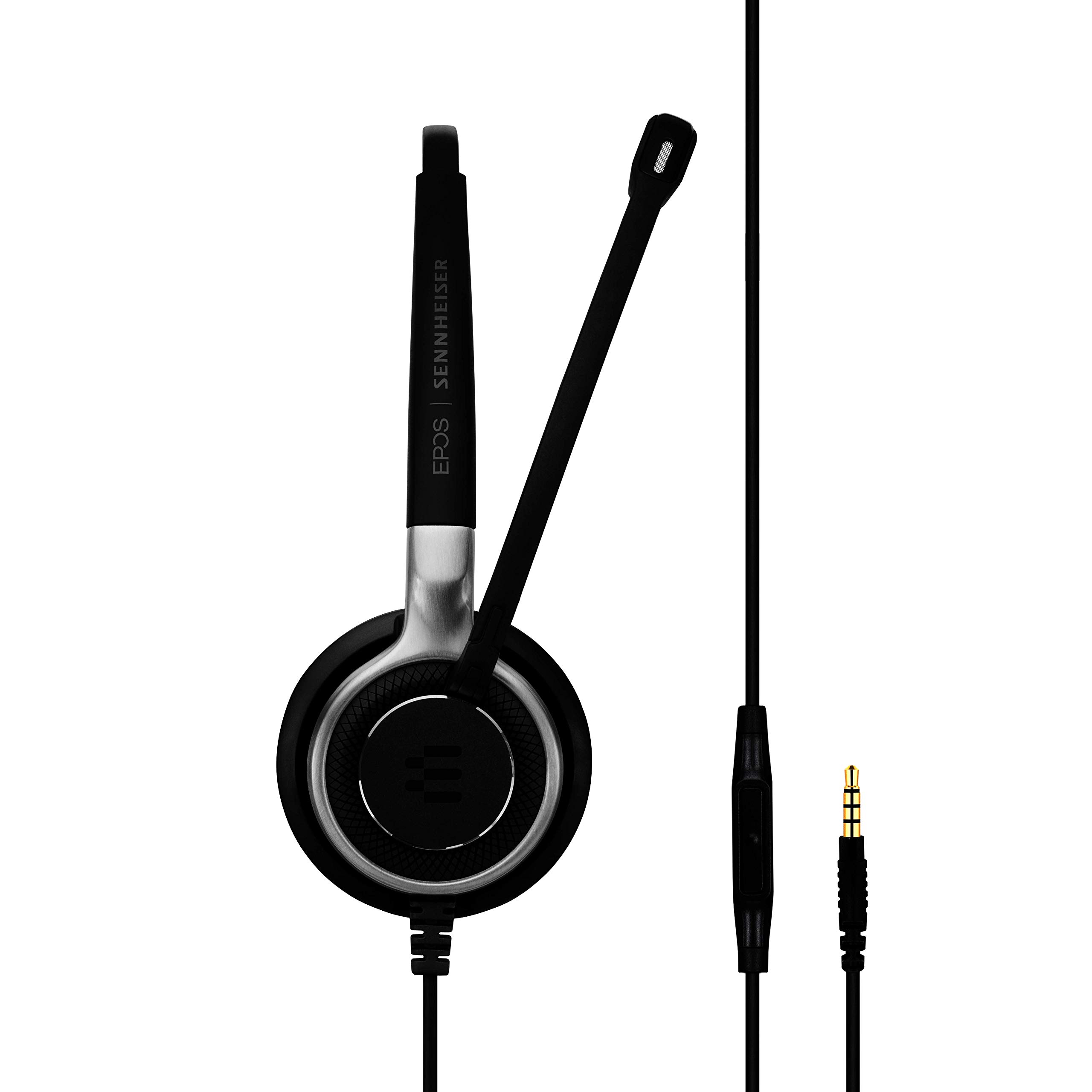 Sennheiser SC 635 Single-Sided Business Headset with HD Sound & Noise-Cancelling Mic - Compatible with Mobile Phones & Tablets (Black) - Perfect for Office Calls, Remote Work & Online Meetings