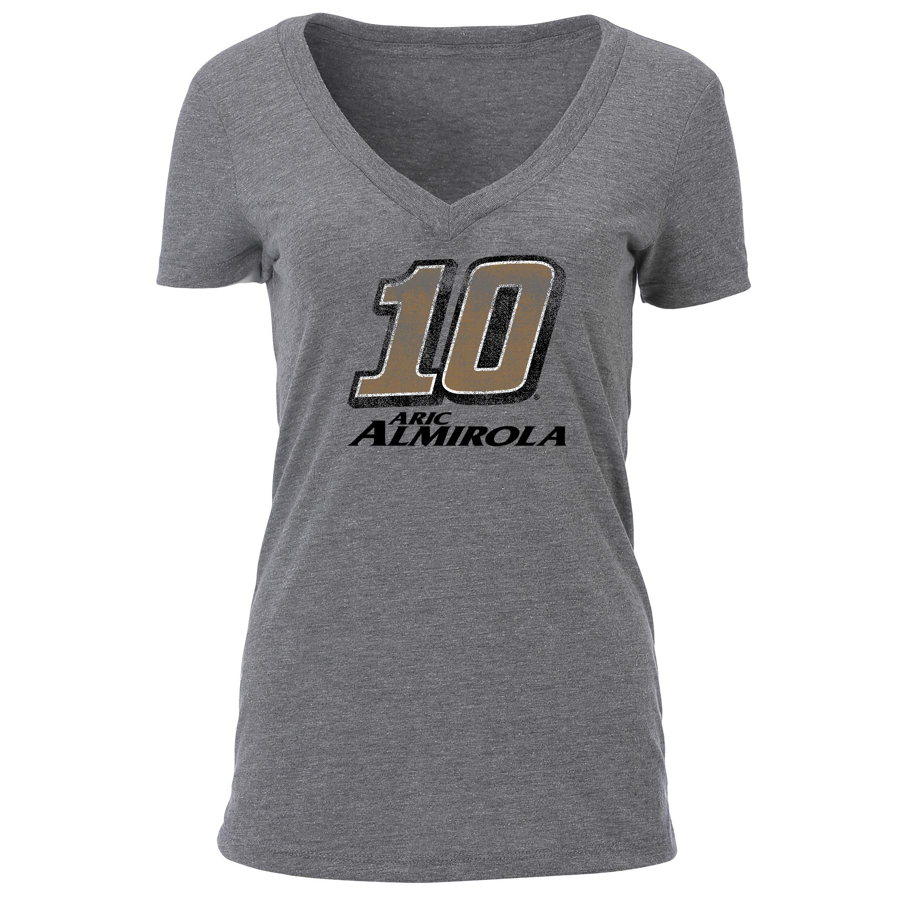 Ouray Sportswear NASCAR Women's Tri-Blend Deep V-Neck T-Shirt - Soft & Comfortable Casual Tee for Racing Fans, Everyday Wear & Sports Events