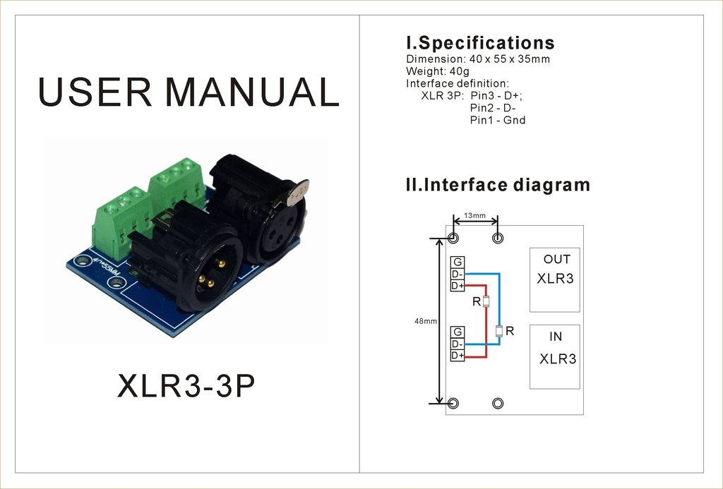 3 Pin XLR to XLR Adapter - DMX Controller & LED Decoder Connector (Pack of 2) - Perfect for Stage Lighting, DJ Equipment & Audio Systems