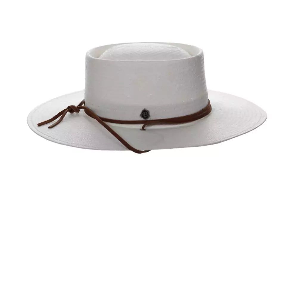 Biltmore Styles Straw Gambler Hat for Men & Women - Classic Summer Sun Hat for Outdoor, Beach, and Garden - Wide Brim Fedora Hat for Sun Protection