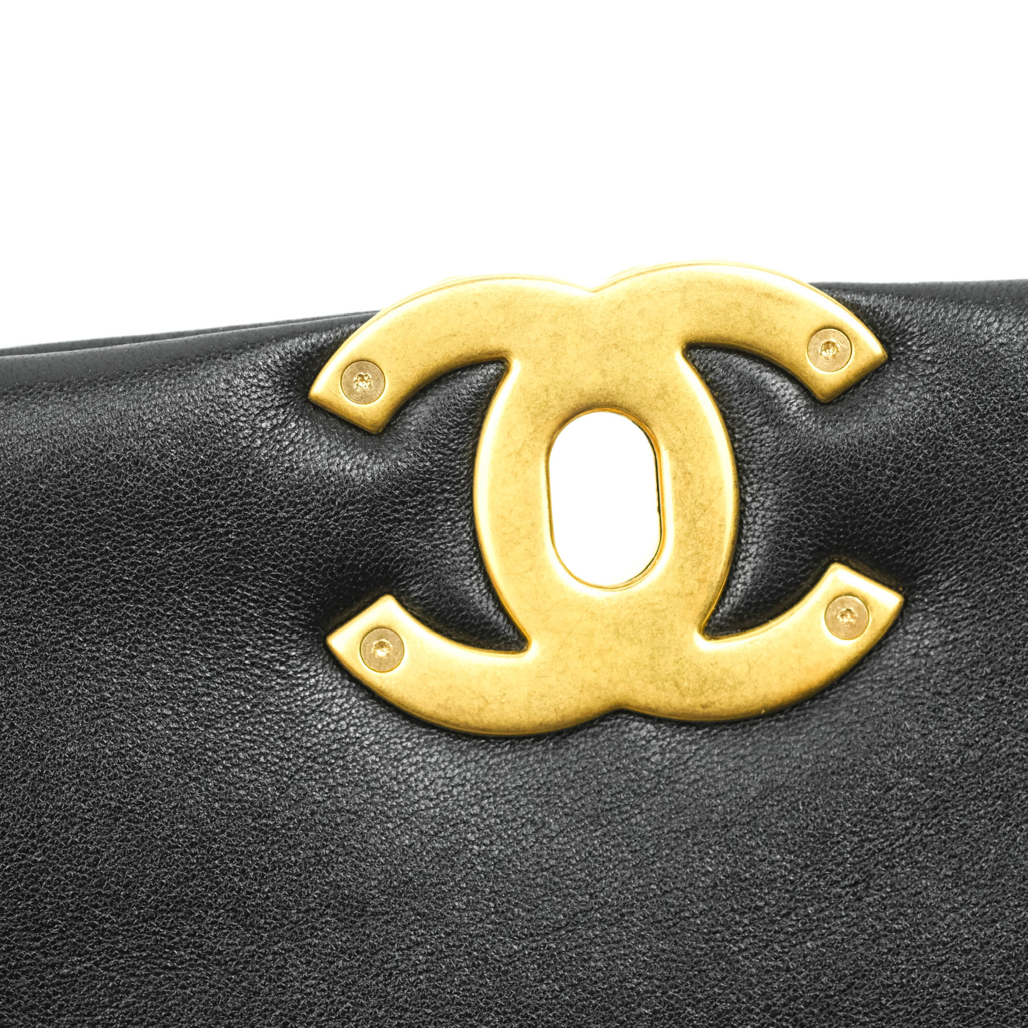 Chanel 19 Medium Flap Bag in Black Goatskin Leather with Mixed Hardware - Luxury Handbag for Women, Perfect for Work, Evening Events & Everyday Use