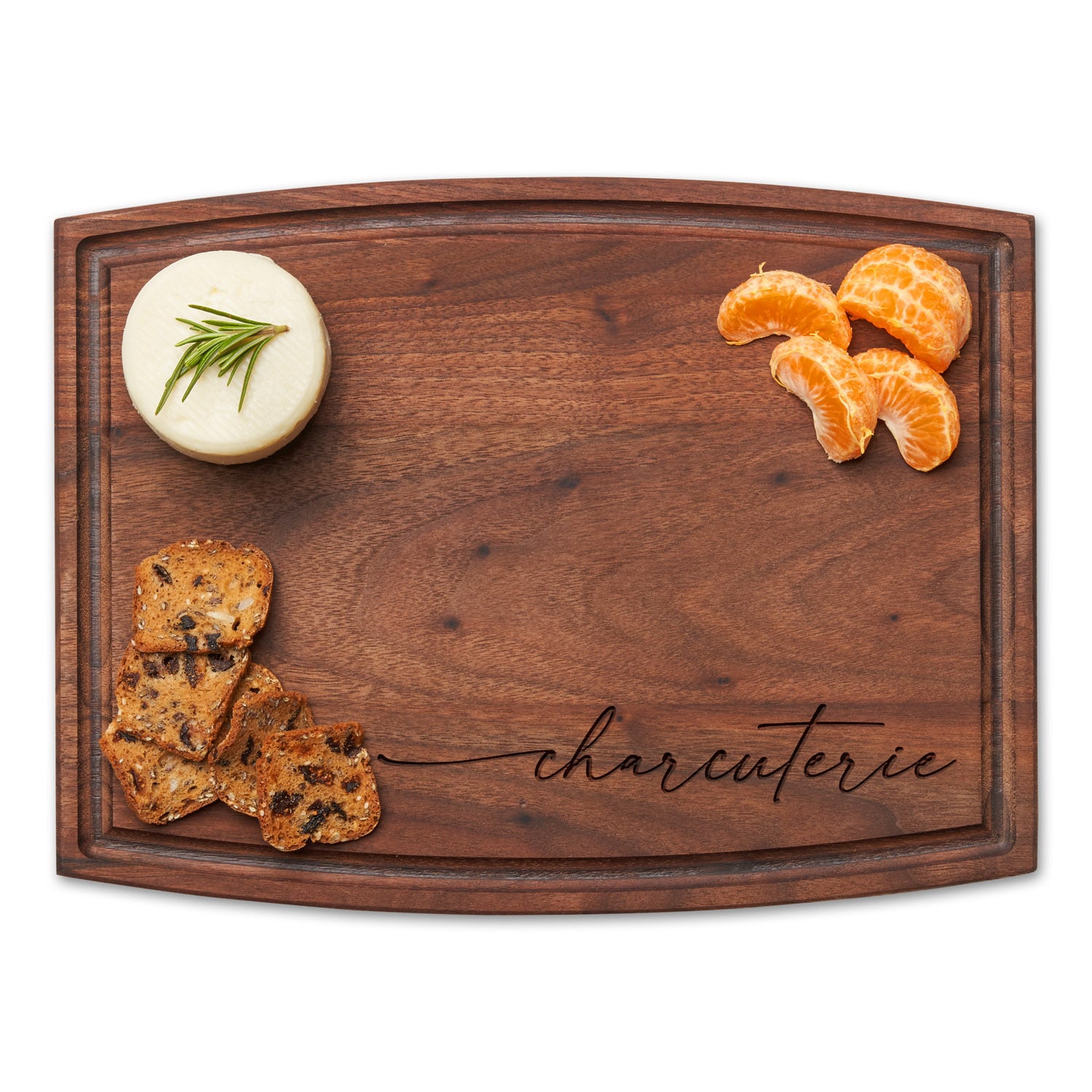 Artisan Walnut Charcuterie Board - Handcrafted 12