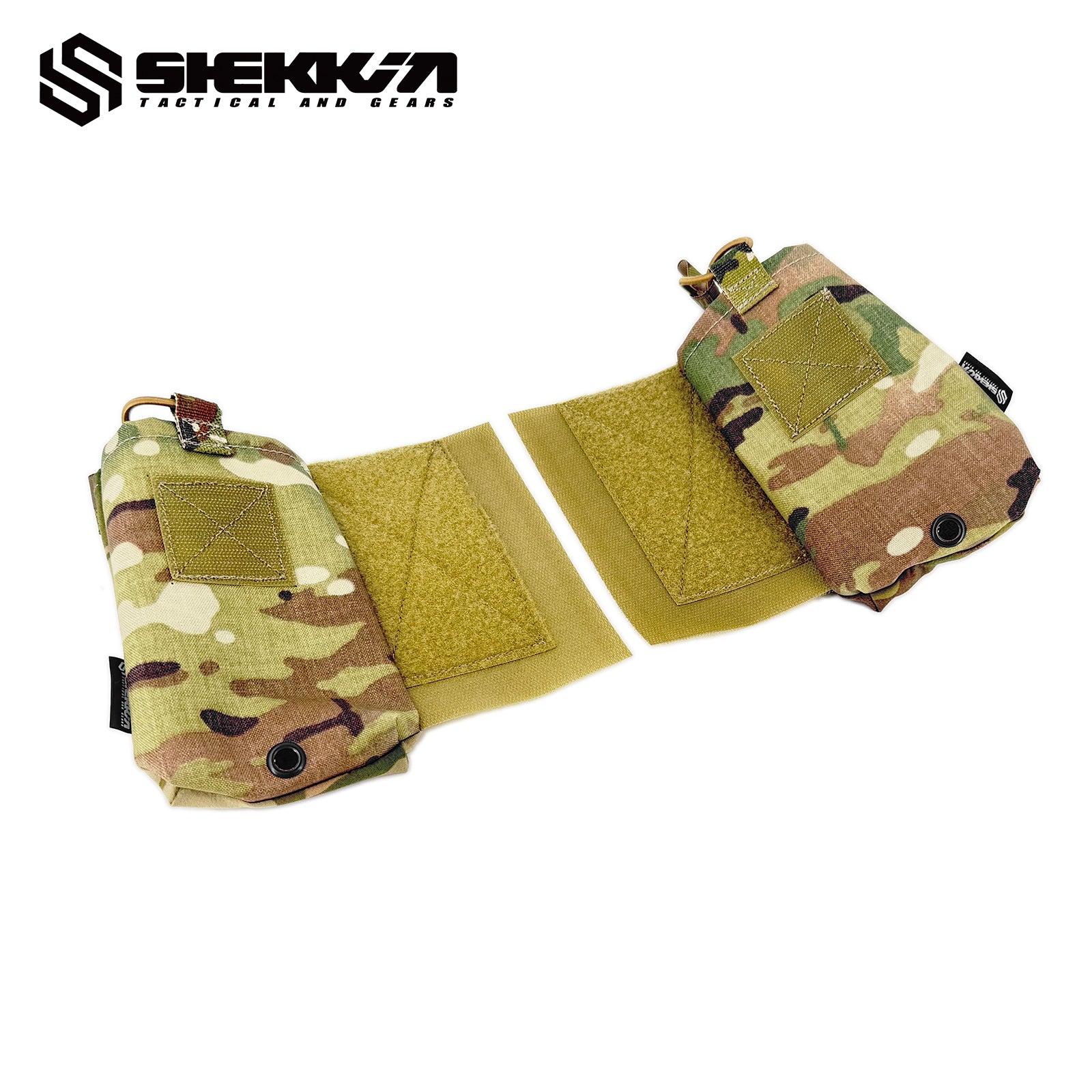 JPC MBITR Stretch Radio Pouch Set - Tactical Military Radio Holder for Secure Communication - Perfect for Field Operations, Outdoor Adventures, and Emergency Preparedness