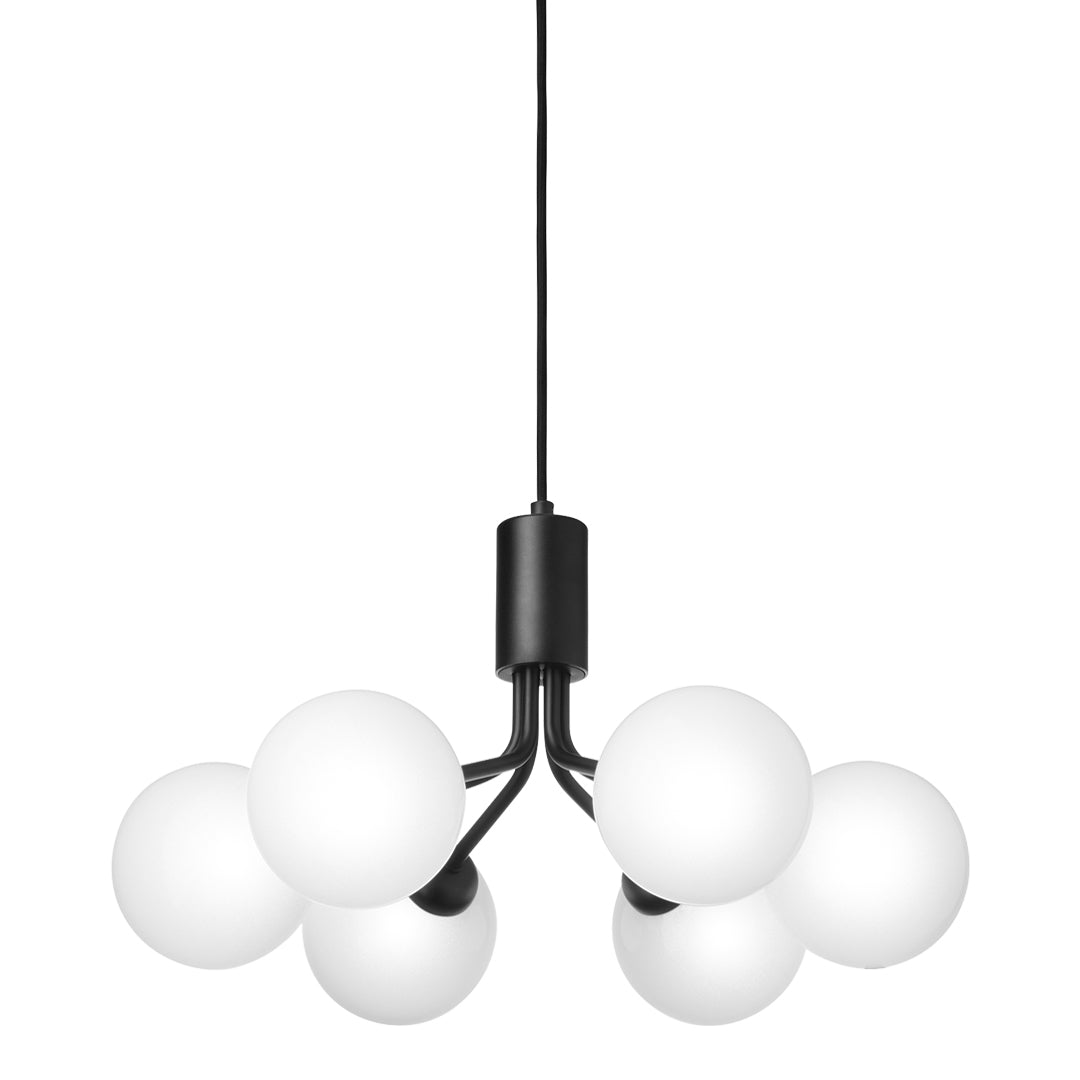 Apiales 6-Light Crystal Chandelier - Elegant Dining Room Lighting Fixture for Home Decor | Perfect for Living Room, Bedroom & Entryway