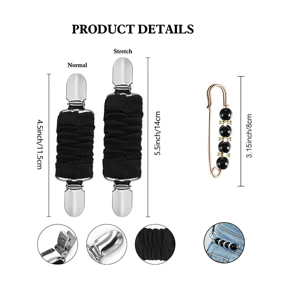 Fashionable Dress Clips Back Cinch - Adjustable Waist Cincher Clip for Sweaters & Clothing | Perfect for Layering Outfits & Creating Stylish Silhouettes