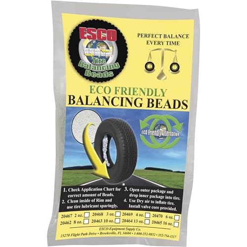 ESCO Balancing Beads - 24 Pack of 13-Oz Bags (Model 20464) for Tire Balancing - Perfect for Trucks, Trailers & Off-Road Vehicles