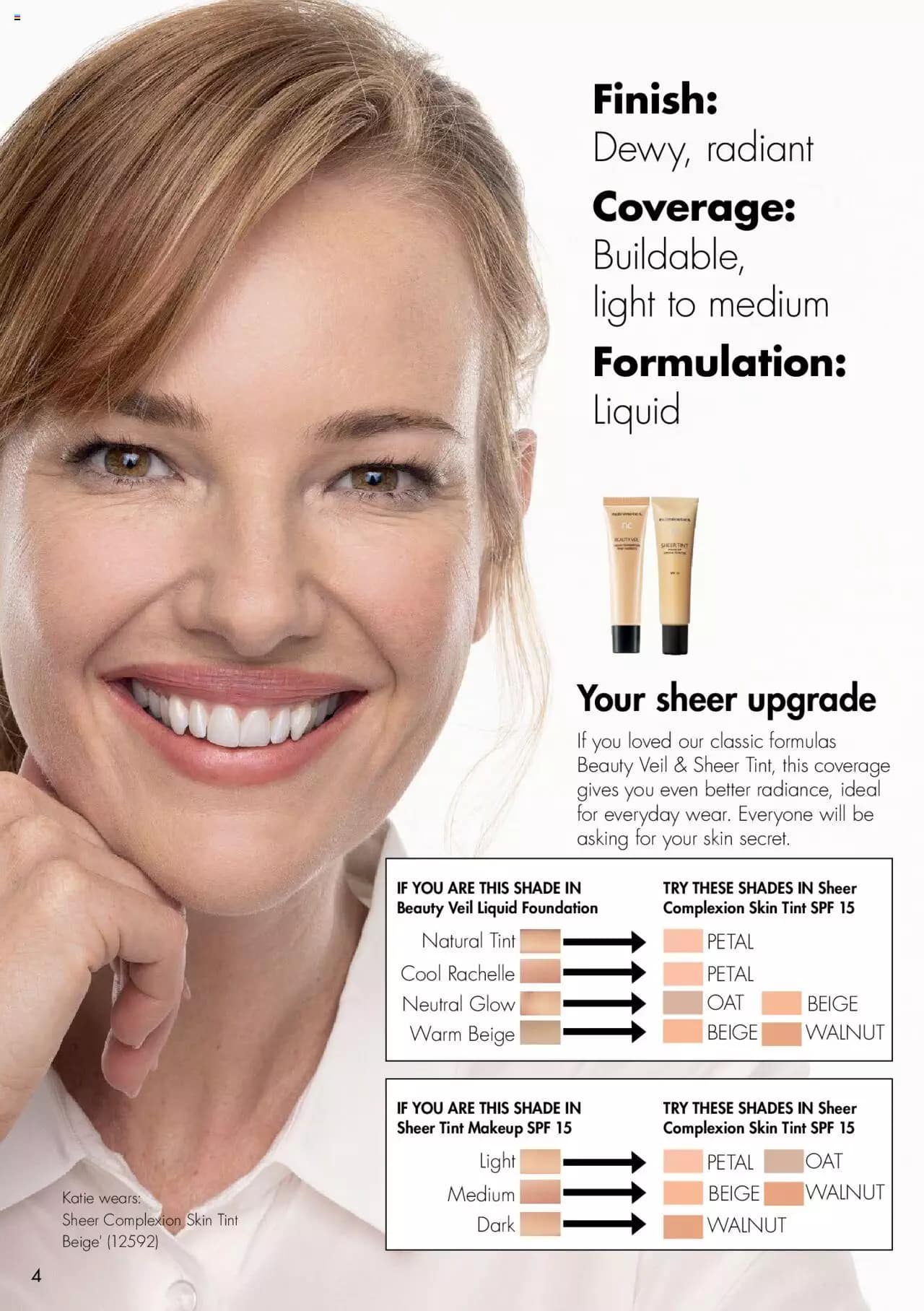 Sheer Complexion Skin Tint SPF15 - Lightweight Tinted Moisturizer with Sun Protection for Natural Everyday Makeup Look | Perfect for Work, Date & Outdoor Activities