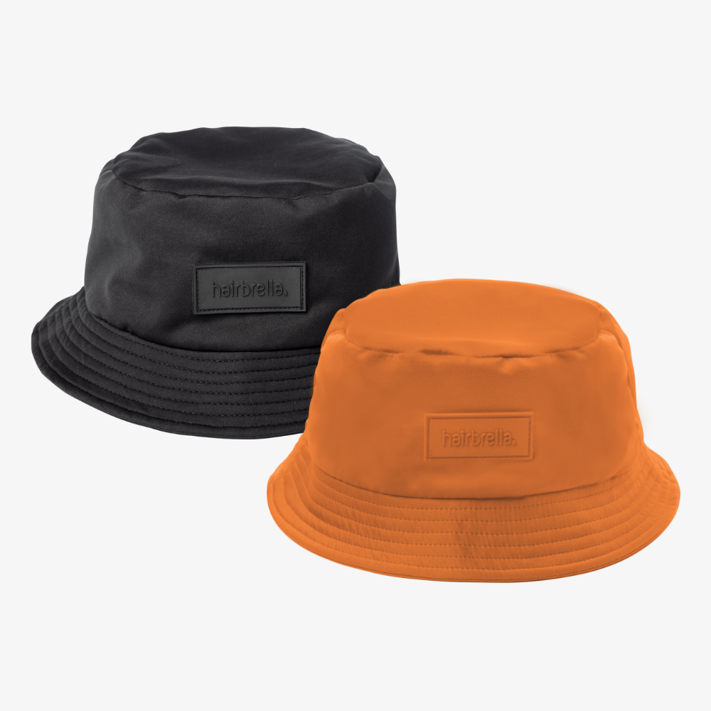 Unisex Satin-Lined Bucket Hat Bundle (2 Pack) - UV Protection & Hair Protection for Outdoor Activities, Beach, Hiking & Travel