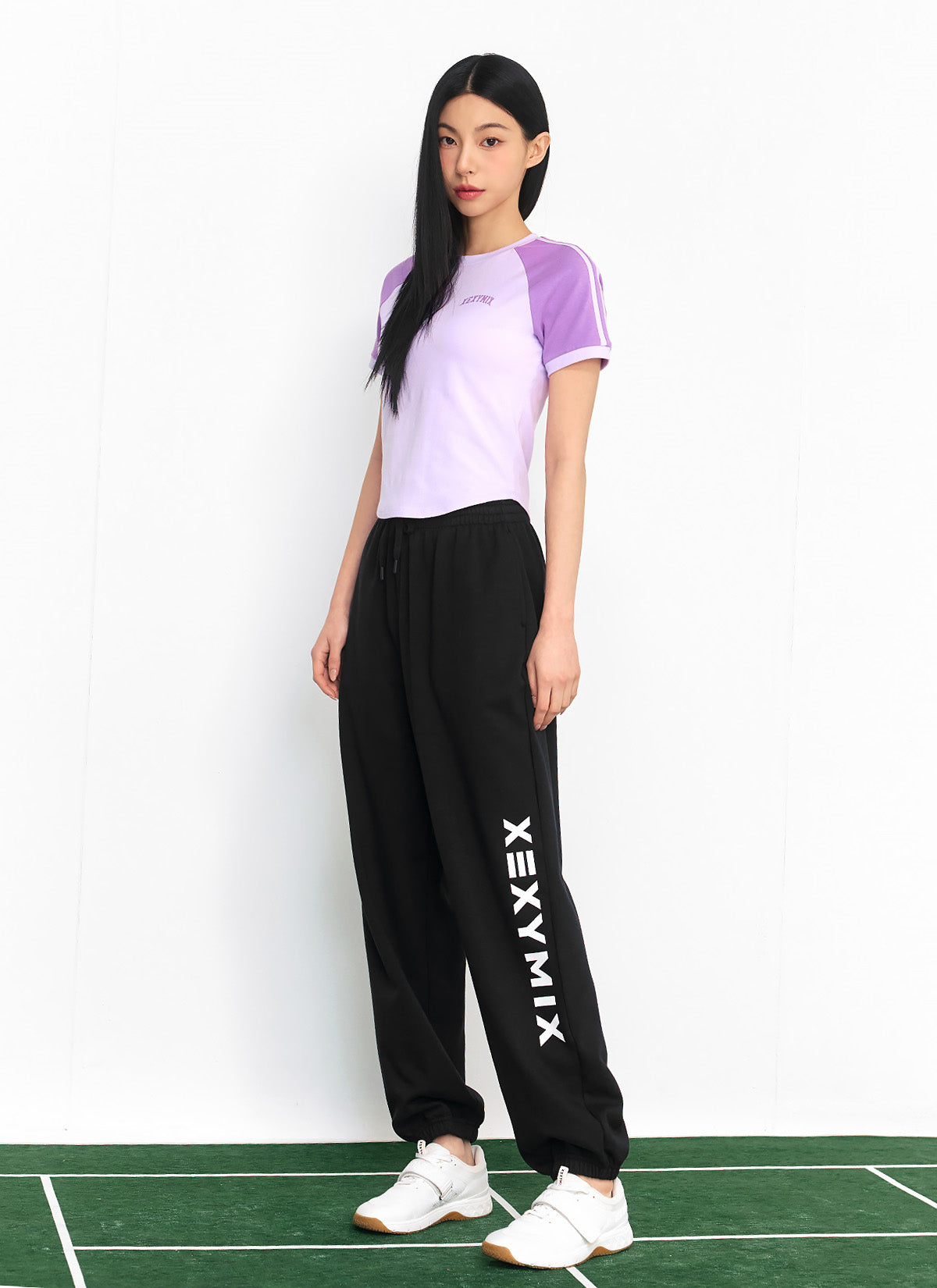 Reglan Color Block Crop Short Sleeve T-Shirt for Women | Trendy Summer Fashion Top | Perfect for Casual Outings, Beach Days & Music Festivals