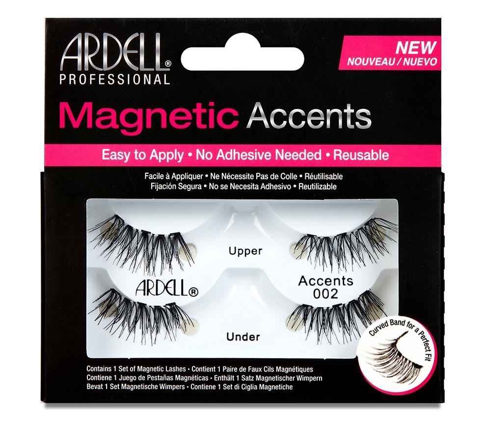 Ardell Magnetic Lash Accents 002 - Natural Looking Magnetic Eyelashes for Effortless Beauty | Perfect for Daily Wear, Special Occasions & Makeup Looks
