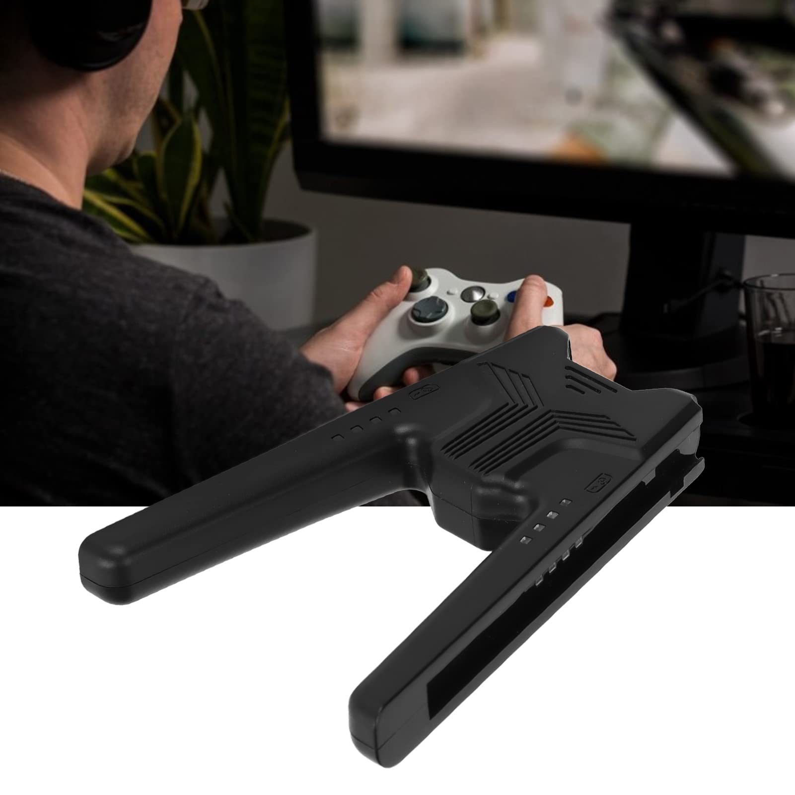 Joy-Con Charging Grip with USB-C - Portable V-Shaped Controller Holder for Nintendo Switch | Charge While Playing for Left & Right Joy-Cons | Perfect for Gaming Sessions & Travel
