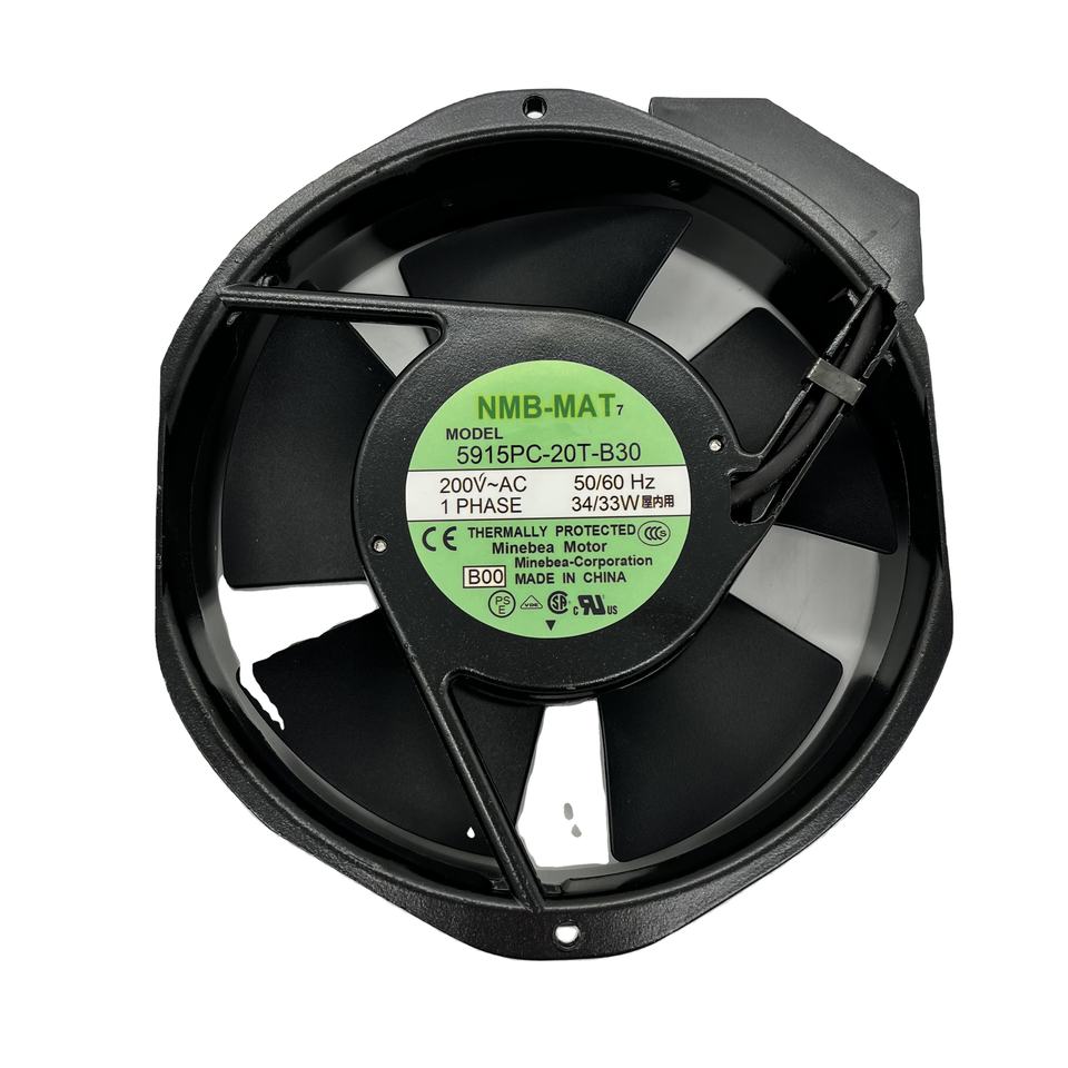 5915PC 20T B30 CNC PLC Cooling Fan - Aluminum Frame High Performance Cooling for Industrial Equipment & CNC Machines