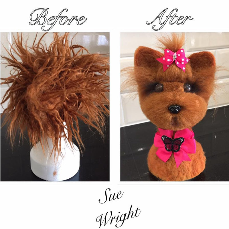 OPAWZ Model Dog Head Wig - Brown (DW15) | Realistic Pet Costume for Dogs | Perfect for Halloween, Cosplay & Photo Shoots