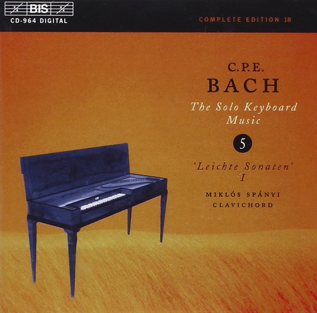 CPE Bach: The Solo Keyboard Music Vol. 5 - Baroque Piano Masterpieces for Home Practice & Concert Performance