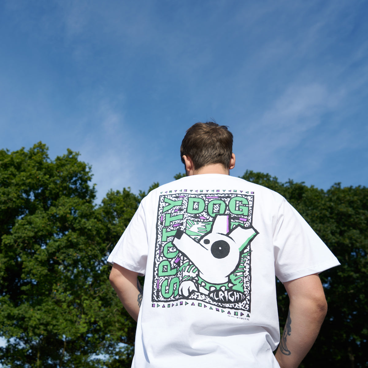 Loco Labs x Spotty Dog Graphic T-Shirt by Tom Moyse - Cool Casual Cotton Tee for Men & Women - Perfect for Streetwear, Gifts, and Everyday Fashion