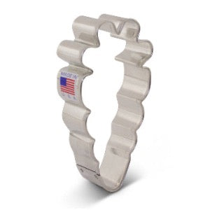 Ann Clark Carrot Cookie Cutter - Stainless Steel Baking Tool for Easter, Spring & Holiday Cookies - Perfect for DIY Decorating, Parties & Gift Giving