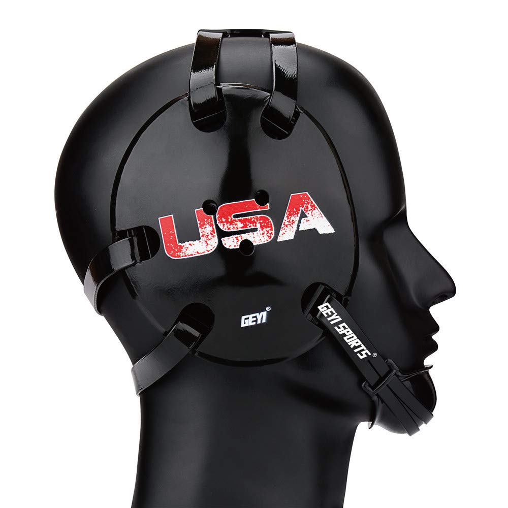USA Flag Wrestling Headgear - Breathable & Protective Sports Gear for Kids & Adults - Perfect for Training, Matches & MMA - Patriotic American Design