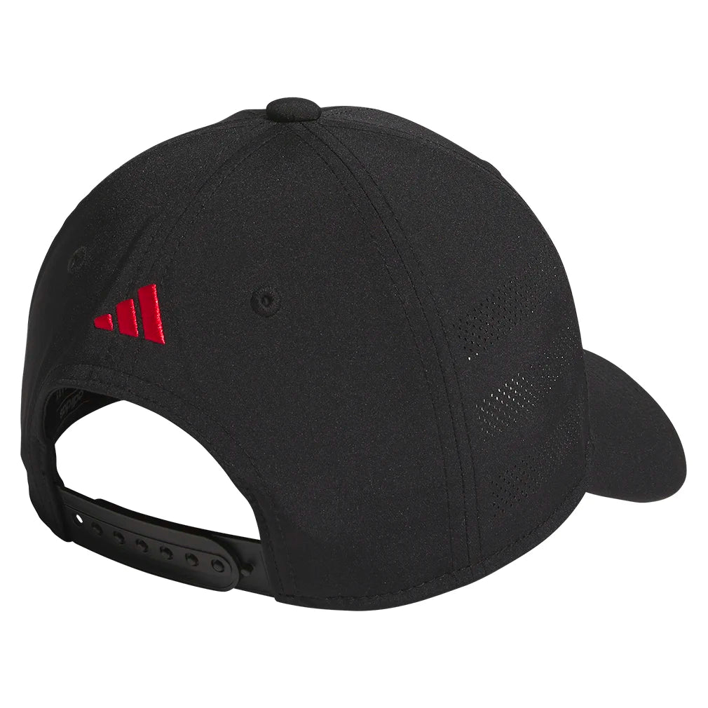 Juniors' Gameday 2 Snapback Hat - Black & Pure Ruby Red Adjustable Baseball Cap for Teens | Perfect for Sports, Casual Wear & Street Fashion