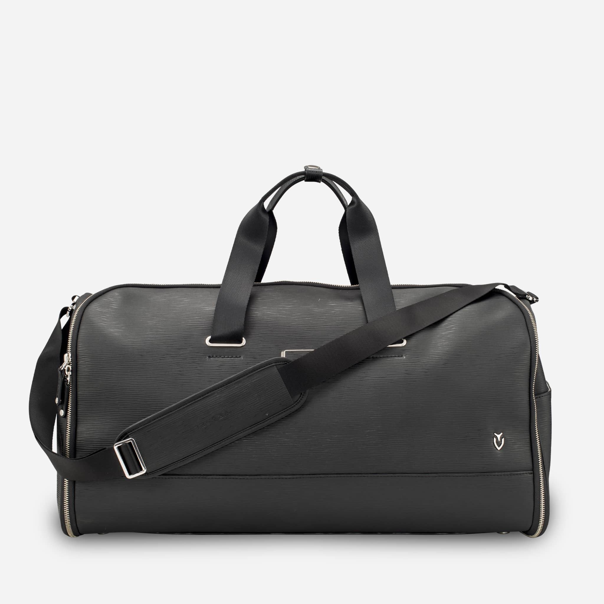 Premium Signature Garment Duffel Bag - Large Travel Duffel for Gym, Work & Weekend Trips - Durable Waterproof Carryall with Shoulder Strap - Perfect for Sports, Business Travel & Outdoor Adventures