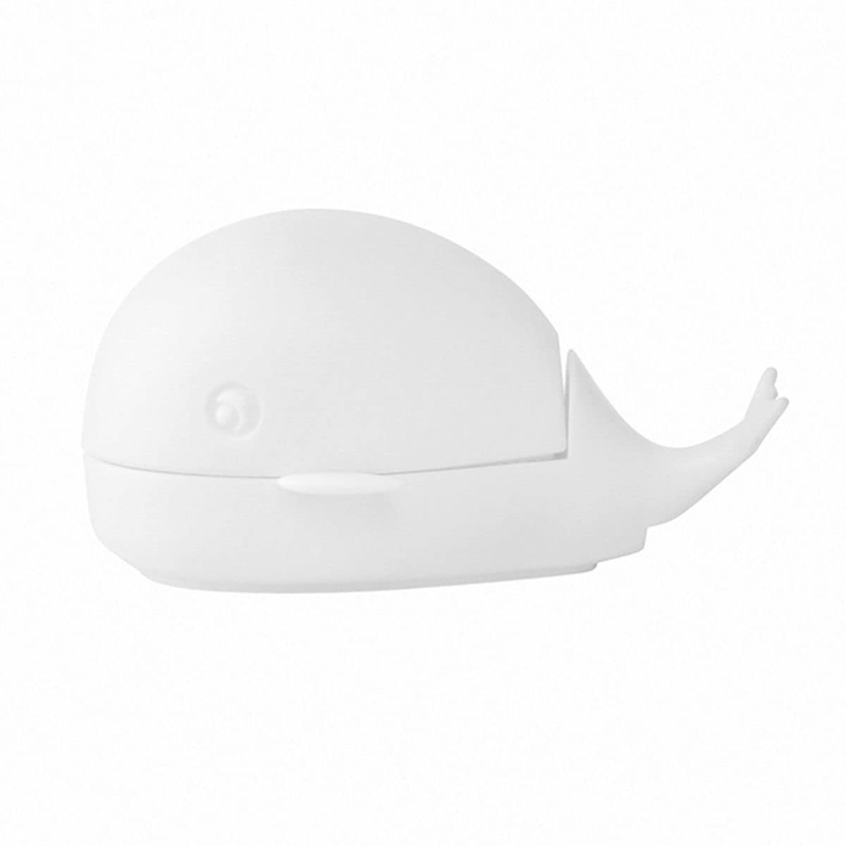 Whale Laundry Brush - Gentle Shoe & Clothes Cleaning Tool for Bathroom & Household Use (White)