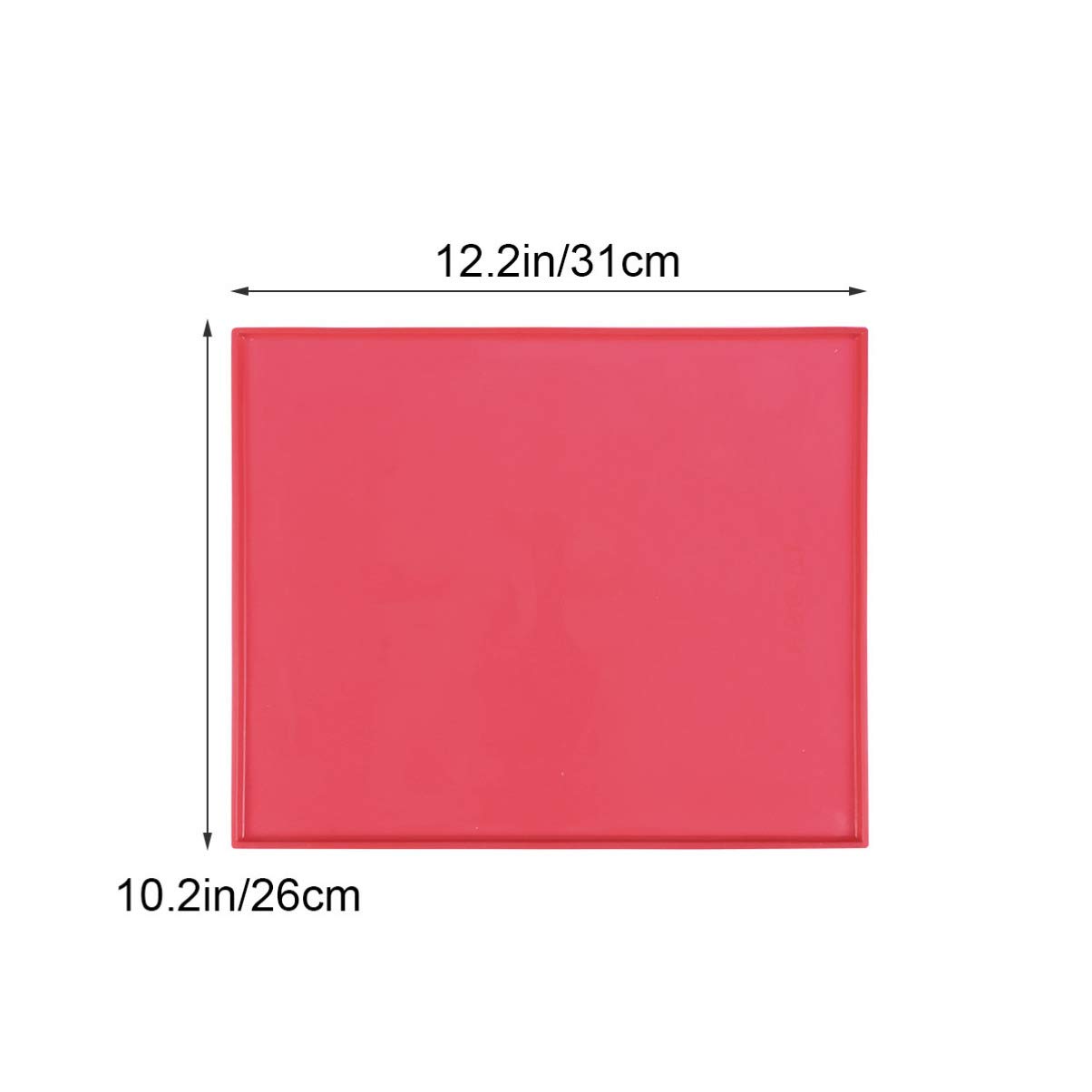 iplusmile Silicone Pet Feeding Mat - Non-Slip Dog & Cat Food Bowl Placemat for Mess-Free Meals - Perfect for Indoor/Outdoor Use, Travel, and Easy Cleaning
