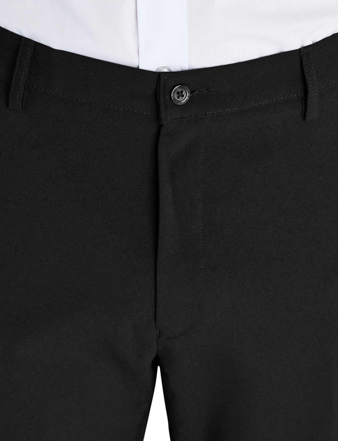 Classic Men's Dress Pants with Slant Pockets - Formal Office Wear & Business Attire for Professional Men