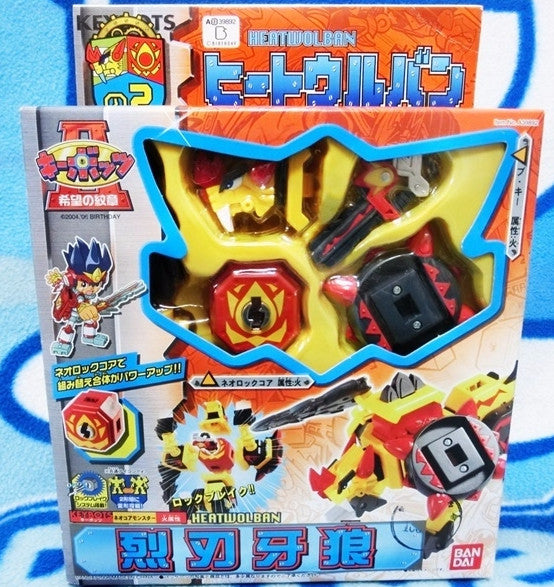 Bandai Keybots Neo Core Monster 02 Heat Wolban Action Figure - Collectible Robot Toy for Kids & Adults - Perfect for Display, Play, and Anime Collections
