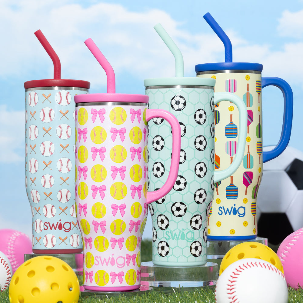 30oz Pickleball Mega Mug - Insulated Stainless Steel Tumbler with Lid & Straw - Perfect for Pickleball Players, Sports Enthusiasts & Outdoor Activities