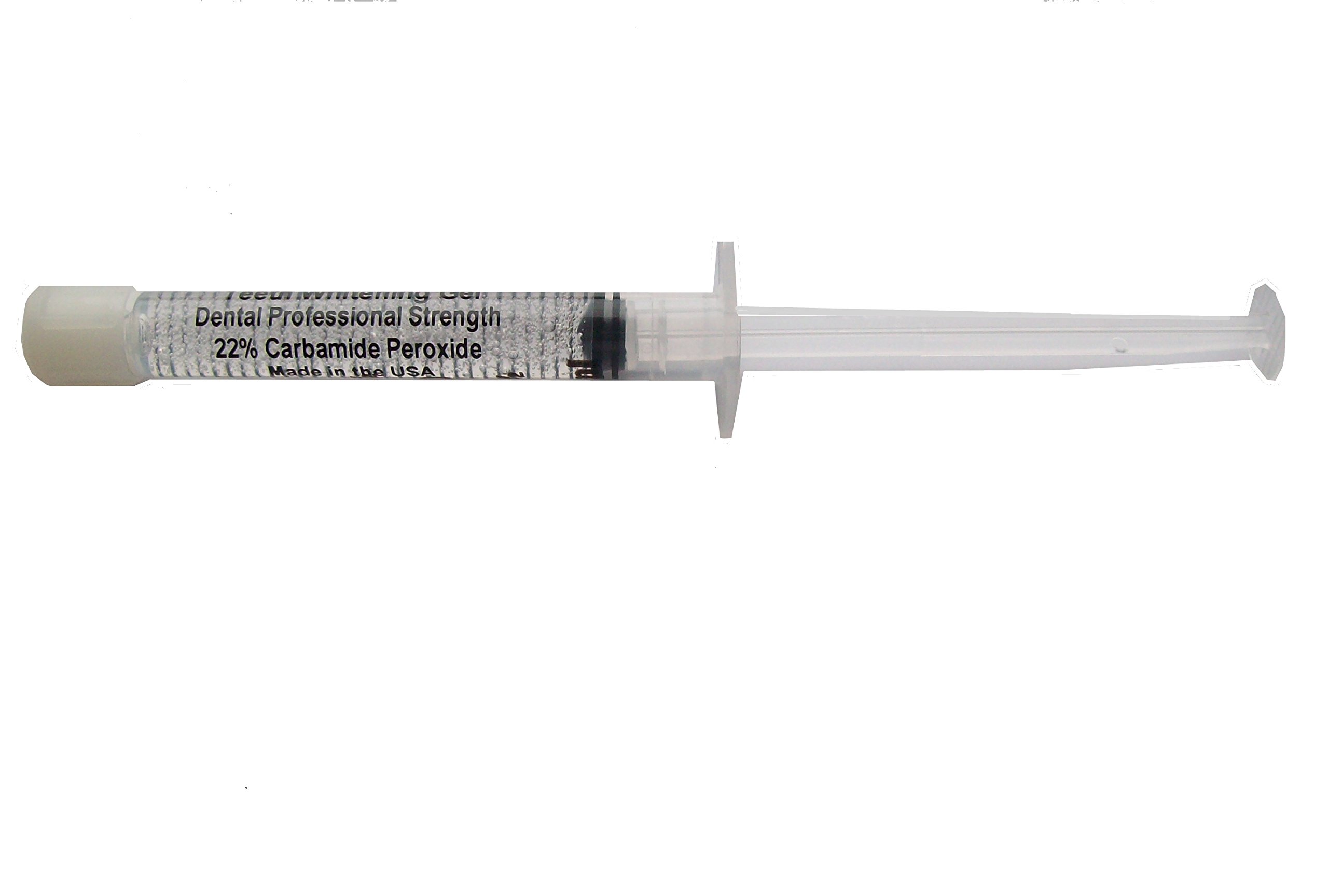 Professional Teeth Whitening Gel Syringe Kit - 22% Carbamide Peroxide, 10 x 3ml Dental Bleaching Syringes for Brighter Smile | At-Home Teeth Whitening Treatment for Coffee & Wine Stains Removal