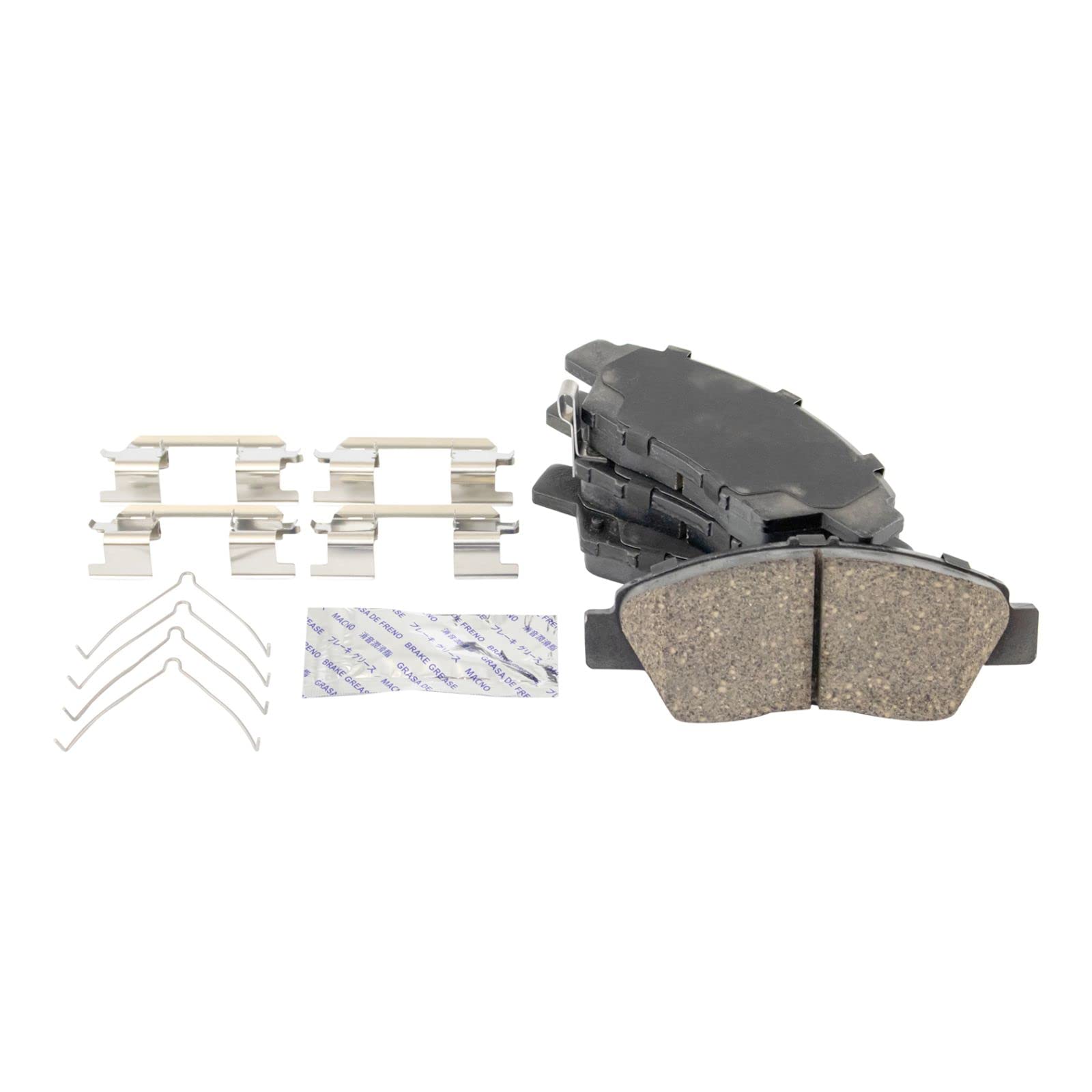 High-Performance Front Brake Pad & Rotor Kit - Ceramic Brake Pads & Rotors for 2015-2020 Honda Fit - Smooth Stopping Power for City Driving & Daily Commutes