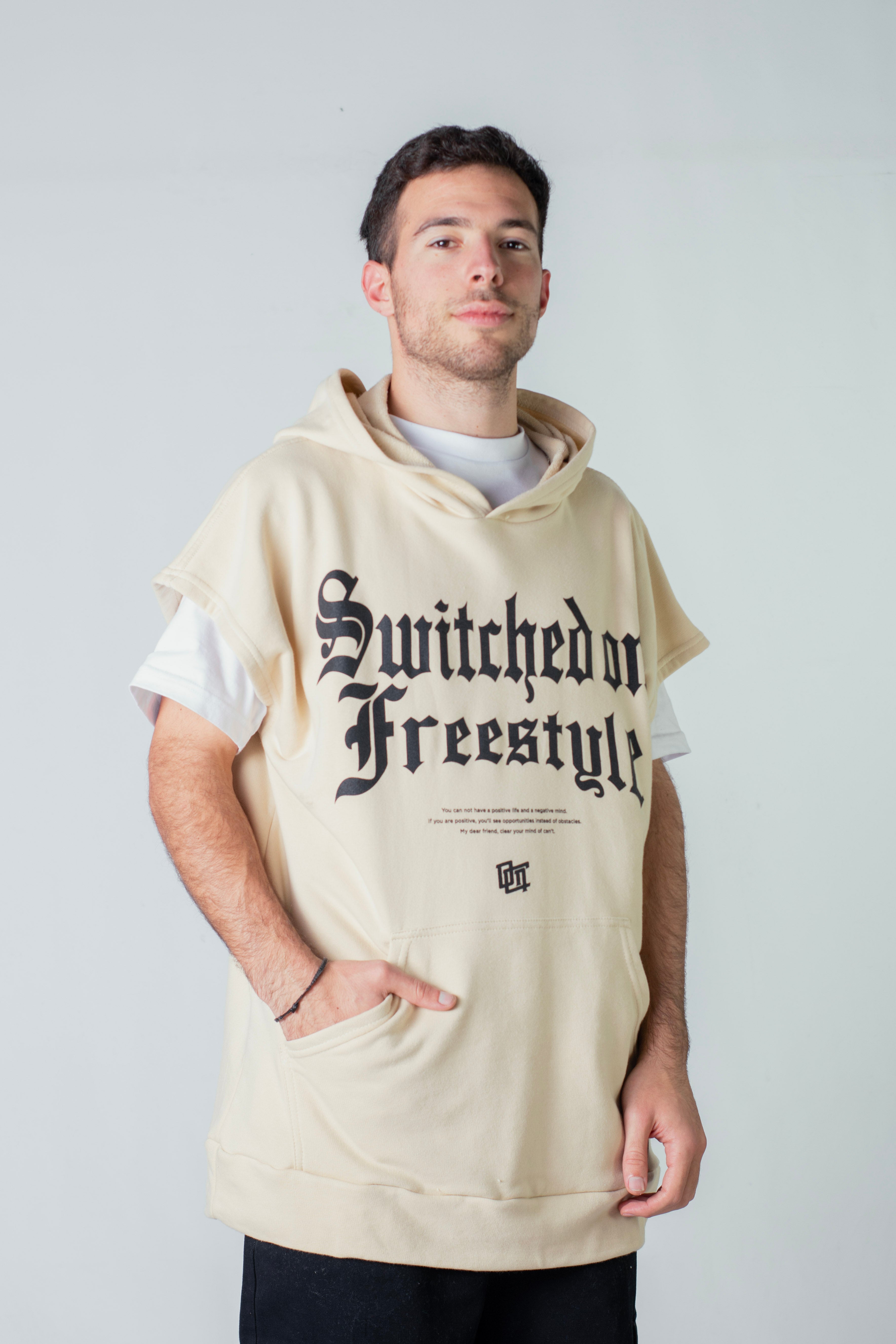 Gothic Oversized Sleeveless Sweatshirt - Unisex Pullover Hoodie for Men & Women | Trendy Streetwear for Casual Outfits & Gothic Fashion Lovers