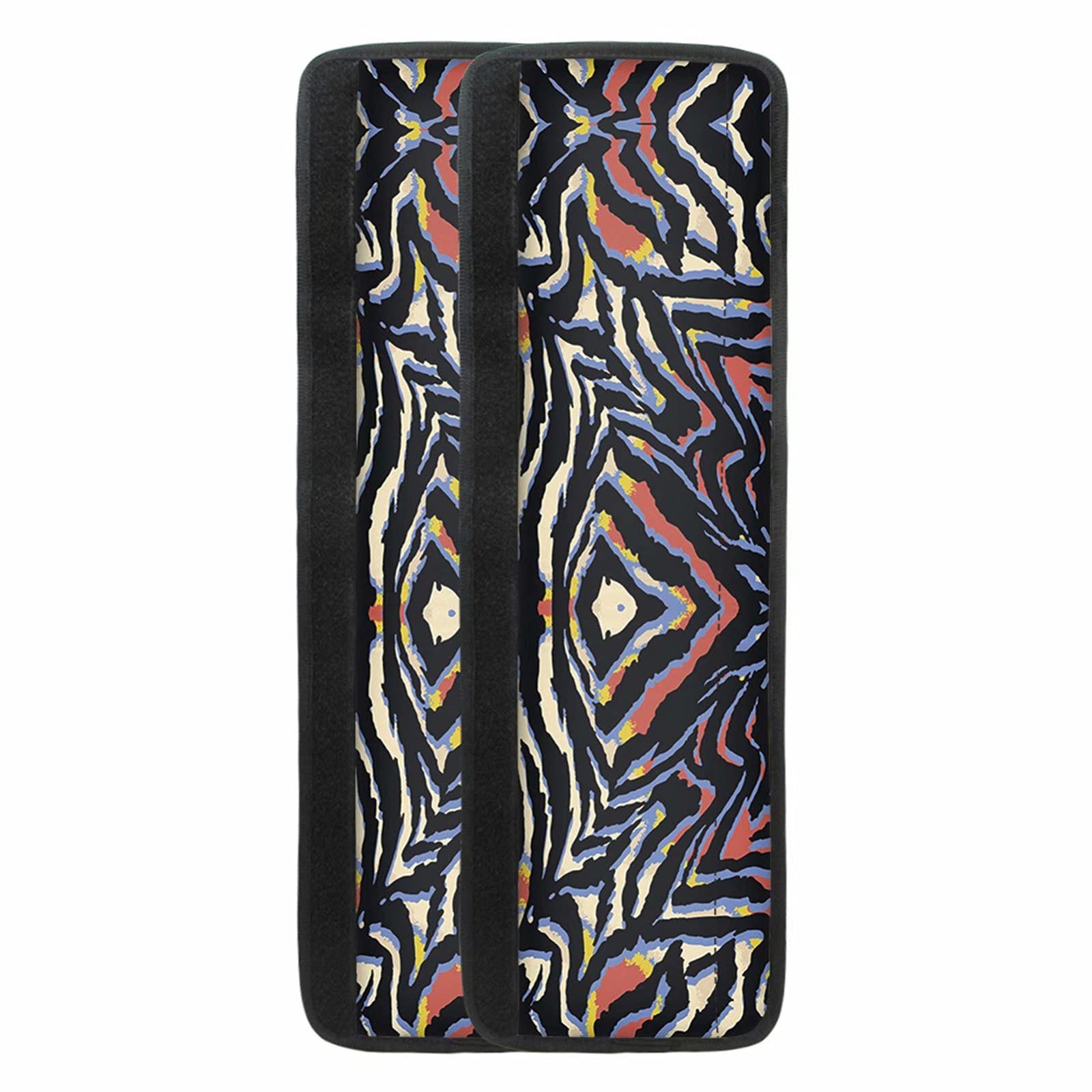 Snilety Abstract Zebra Design Durable Refrigerator Handle Cover - 2 Pack for Double Door Fridge, Microwave & Dishwasher - Kitchen Appliance Protector & Decorative Cover for Home & Office Use
