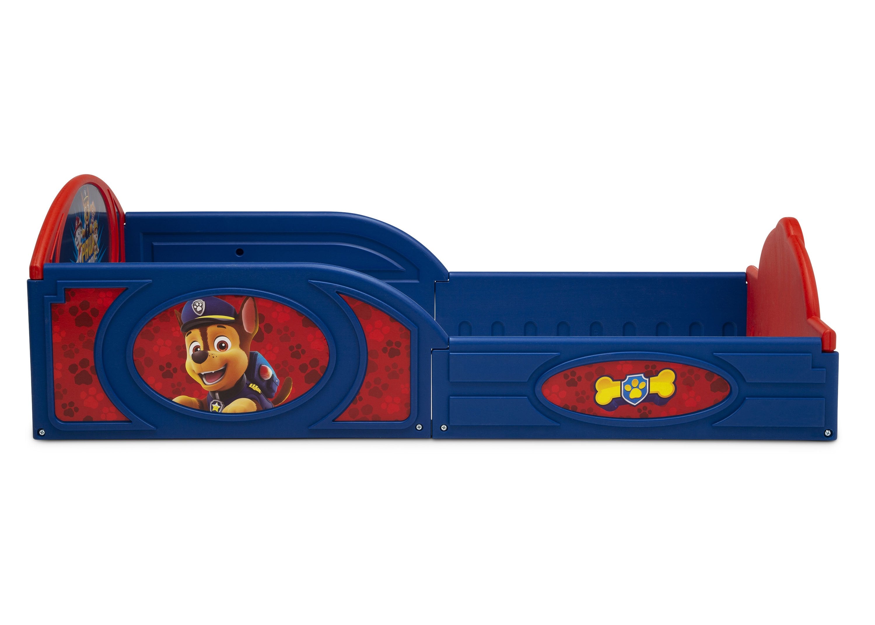 PAW Patrol Toddler Bed - Plastic Sleep and Play Bed for Kids, Boys & Girls - Perfect for Nursery, Daycare or Kids' Bedroom Decor