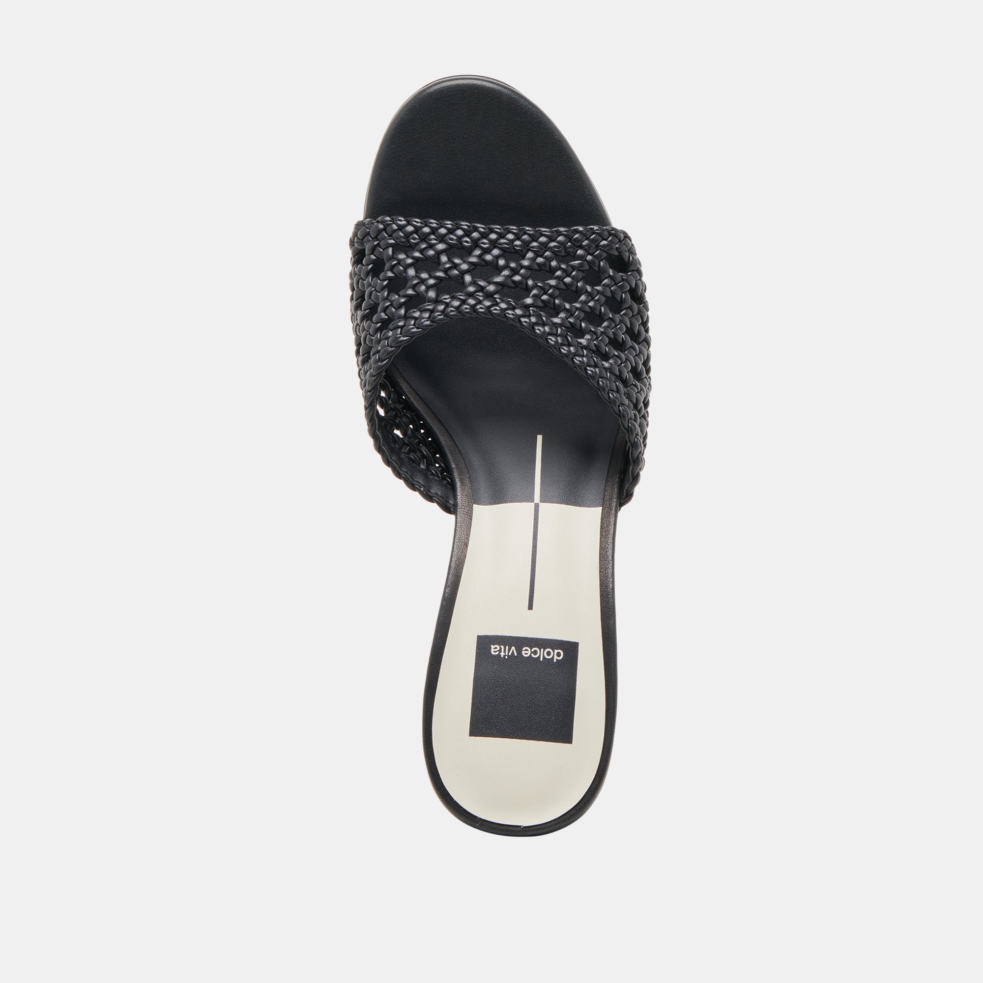 MARGOE Black Woven Stella Heels - Women's Fashion High Heels for Party, Wedding & Evening Events