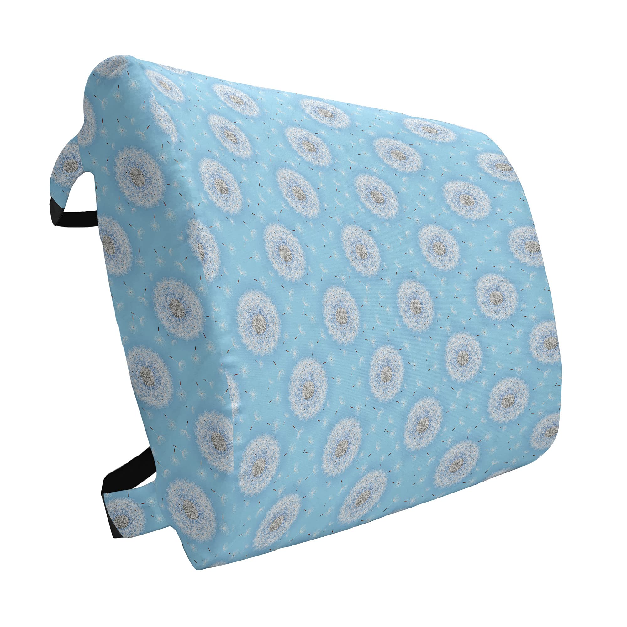 Ambesonne Floral Lumbar Support Pillow - Soft High Density Foam Cushion for Office Chair & Car Seat (14