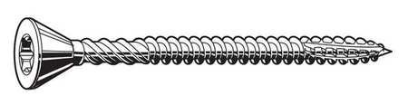 #8 Bugle 37019 Deck Screw Star Drive - Pack of 6 (200-Piece) - Outdoor Wood Fasteners for Decking, Fencing & Construction Projects