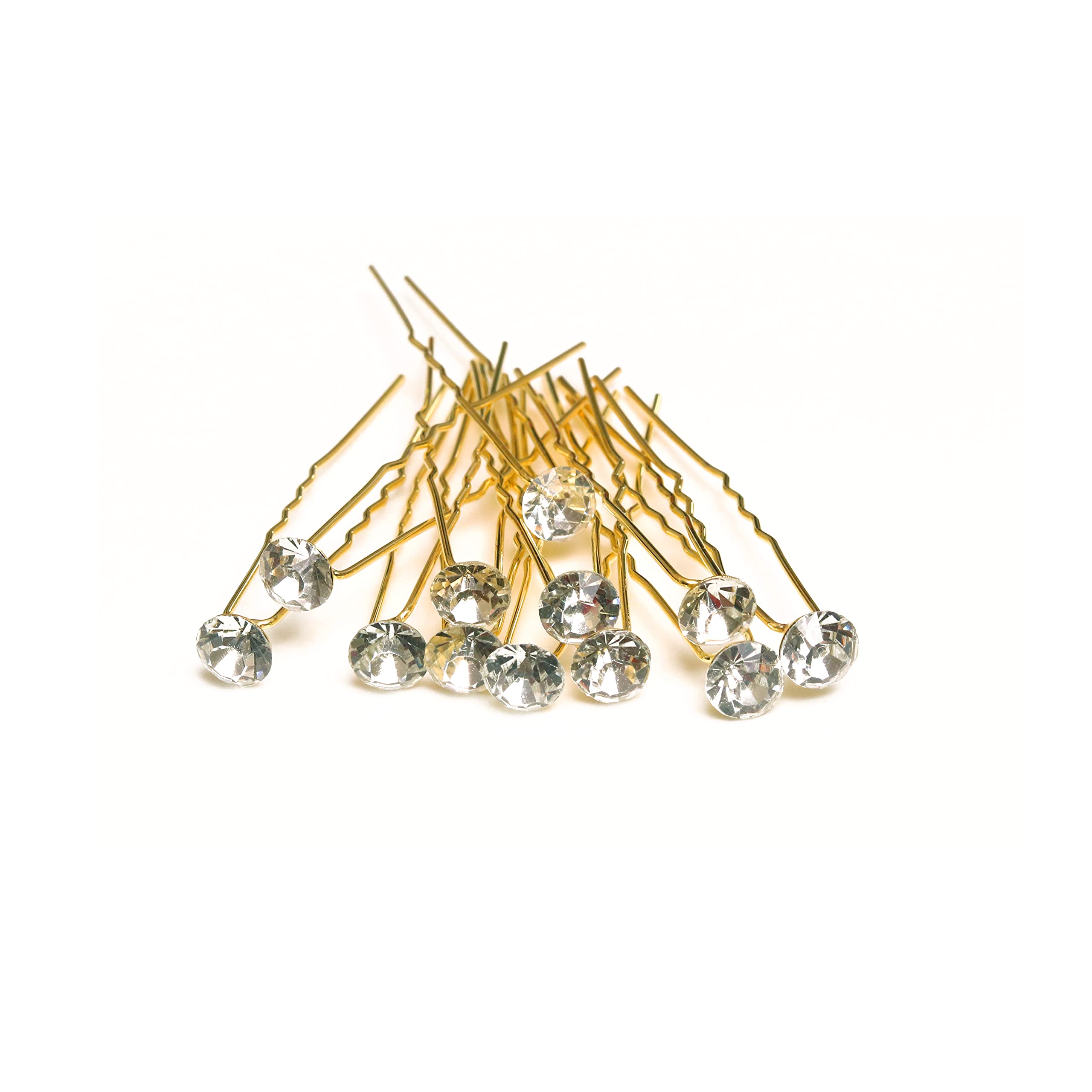 Elegant Golden Pearl Bridal Hair Pins Set of 24 - Women's Bun Decorations for Weddings, Prom & Special Occasions | Rapidsflow Hair Accessories