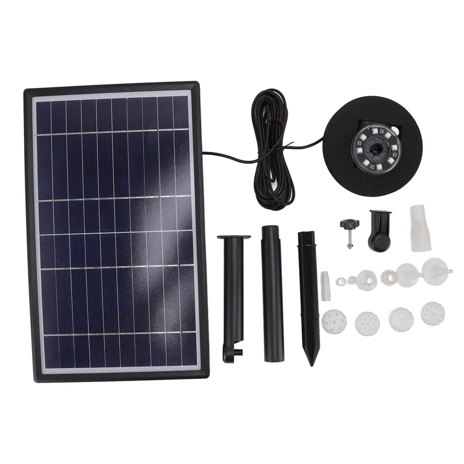 Solar Powered Water Fountain Pump - High Efficiency Floating Solar Water Pump for Ponds, Bird Baths & Gardens | Anti-Clog Design for Clean Water Circulation | Perfect for Outdoor Decor, Backyard Landscaping & Small Water Features