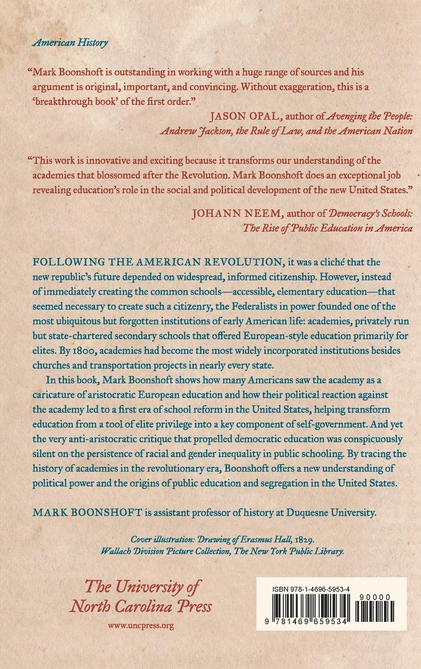 Aristocratic Education and the Making of the American Republic - History Book on Elite Education in Early America | Perfect for History Students, Educators & American Revolution Enthusiasts