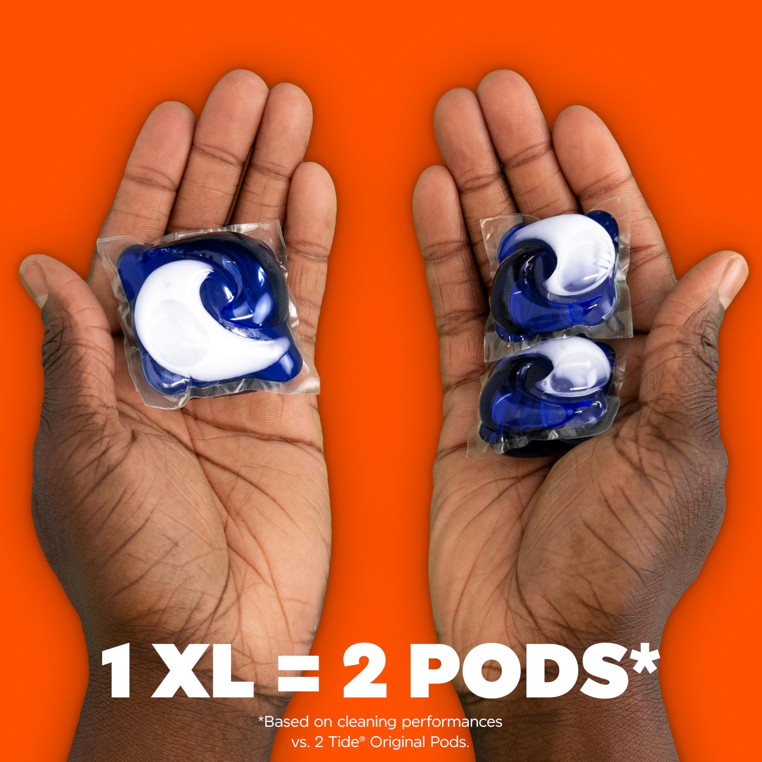 Tide Ultra OXI Power PODS with Odor Eliminators - 18 Count Laundry Detergent Pacs for Visible & Invisible Dirt - Powerful Stain Removal for Clothes, Sheets & Towels - Perfect for Families, Gym Clothes & Pet Owners