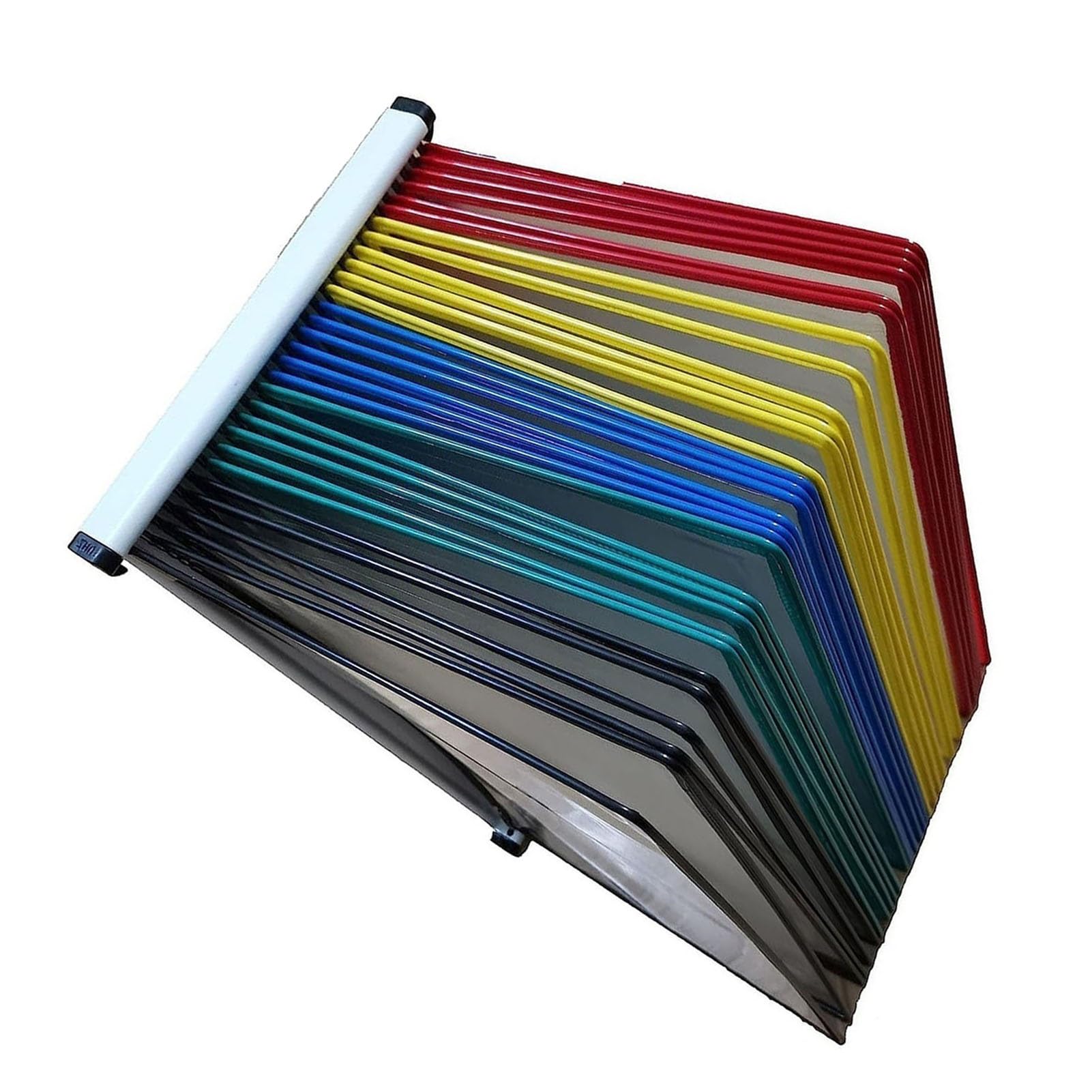 Premium Metal Wall Organizer with 30 Display Pockets - A4 Document Flip Folder for Office & Home - Desktop Reference System & Catalog Display Rack - Perfect for Organizing Files, Photos, and Important Documents in Workspaces or Home Offices